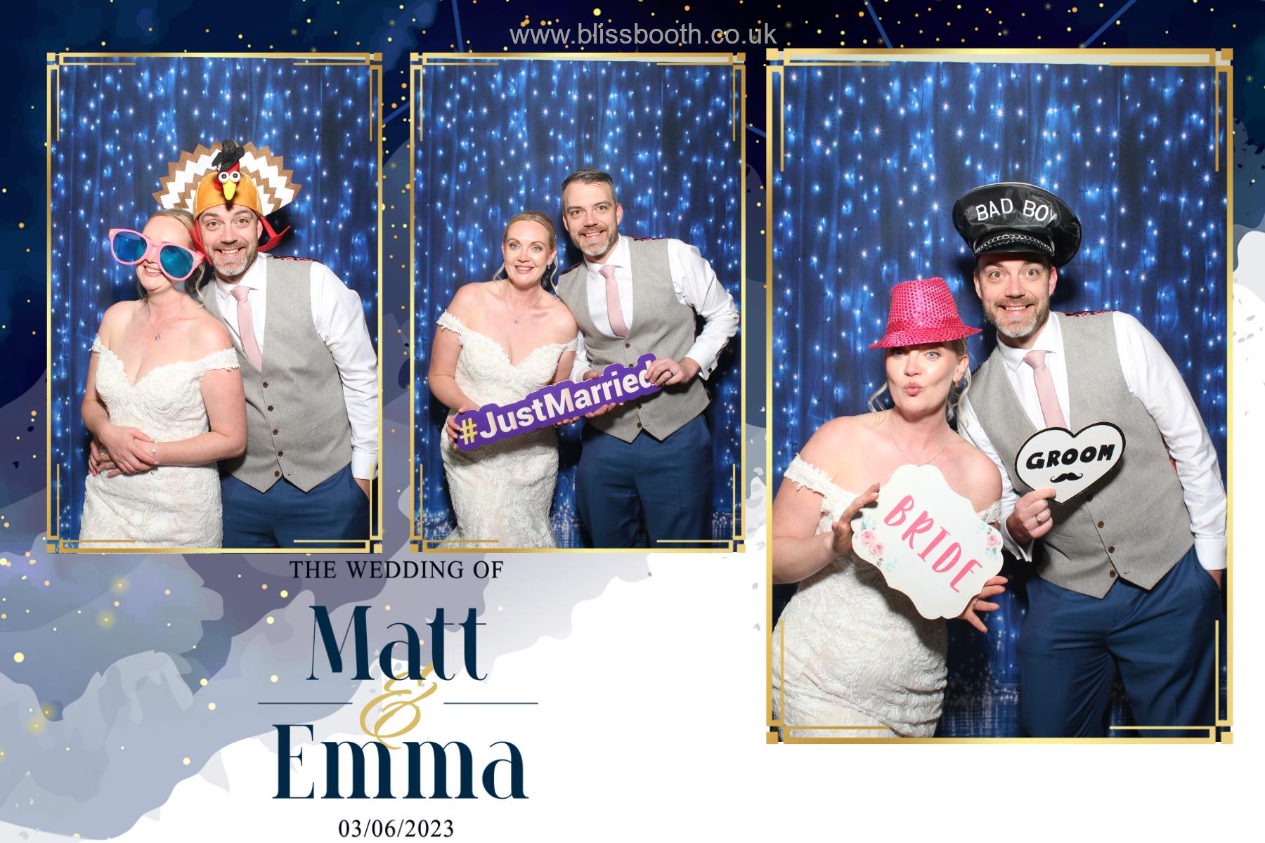 Emma & Matt | View more photos from the event at gallery.blissbooth.co.uk/u/BlissBooth/Emma-Matt