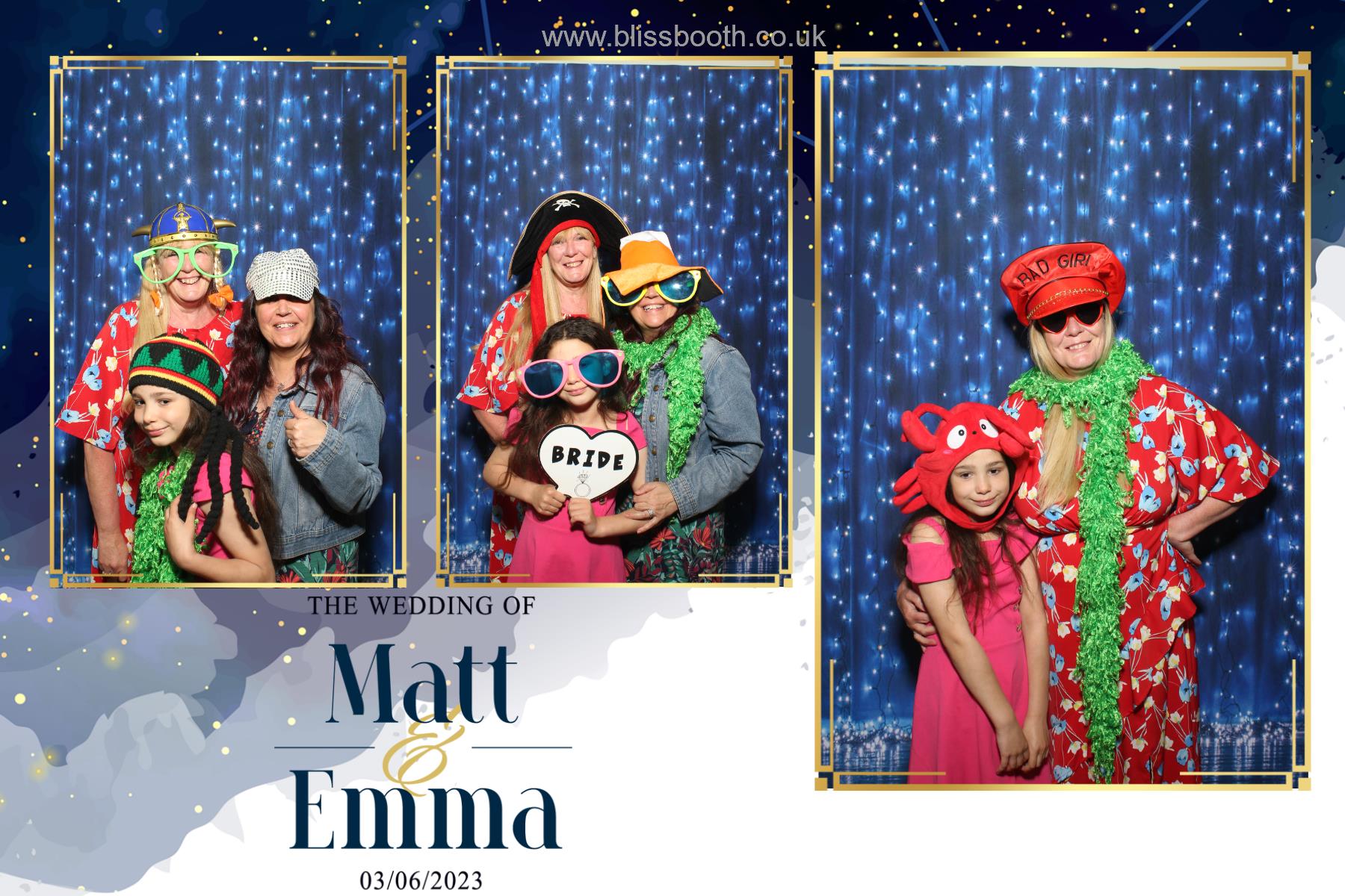 Emma & Matt | View more photos from the event at gallery.blissbooth.co.uk/u/BlissBooth/Emma-Matt