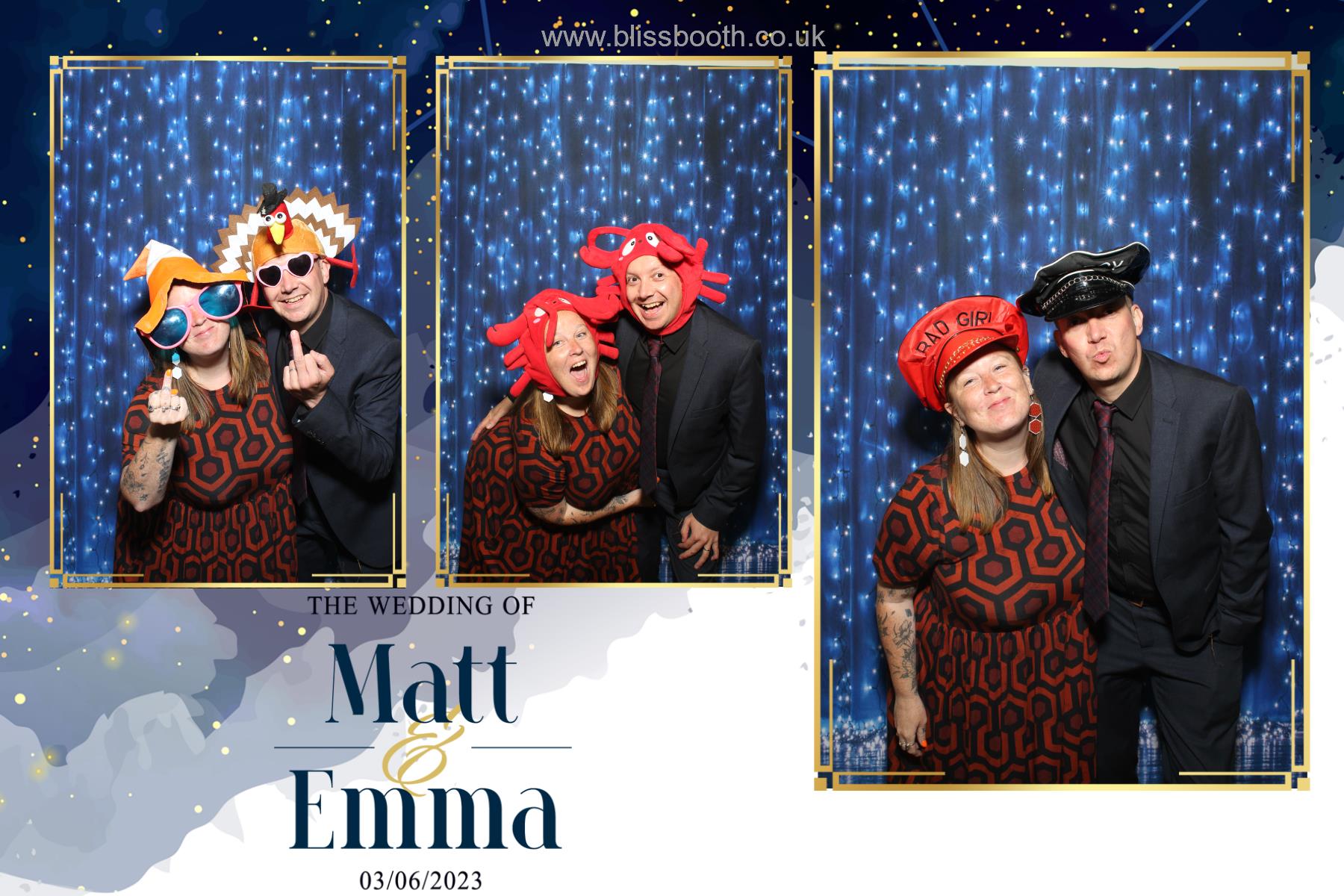 Emma & Matt | View more photos from the event at gallery.blissbooth.co.uk/u/BlissBooth/Emma-Matt