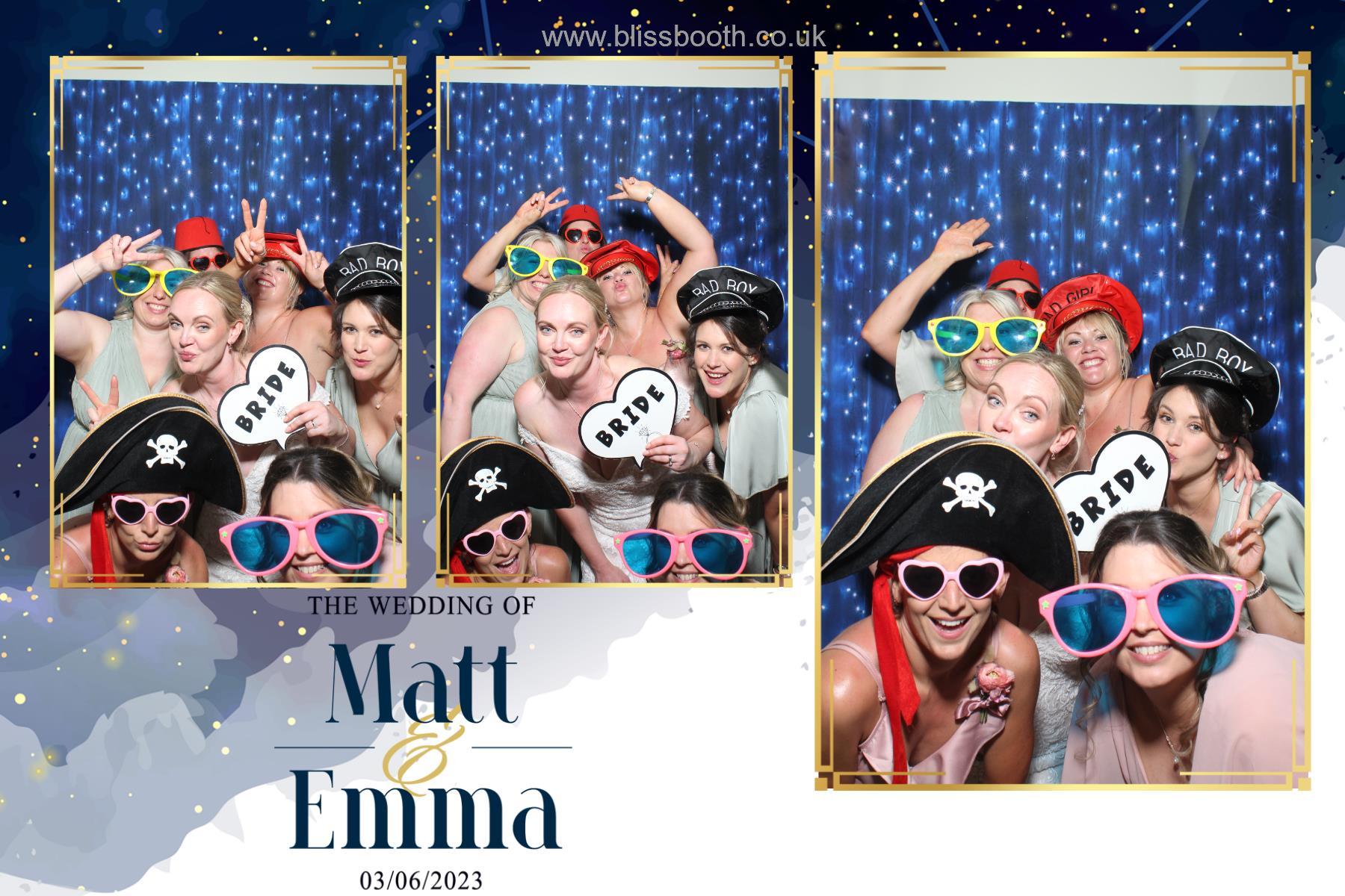 Emma & Matt | View more photos from the event at gallery.blissbooth.co.uk/u/BlissBooth/Emma-Matt
