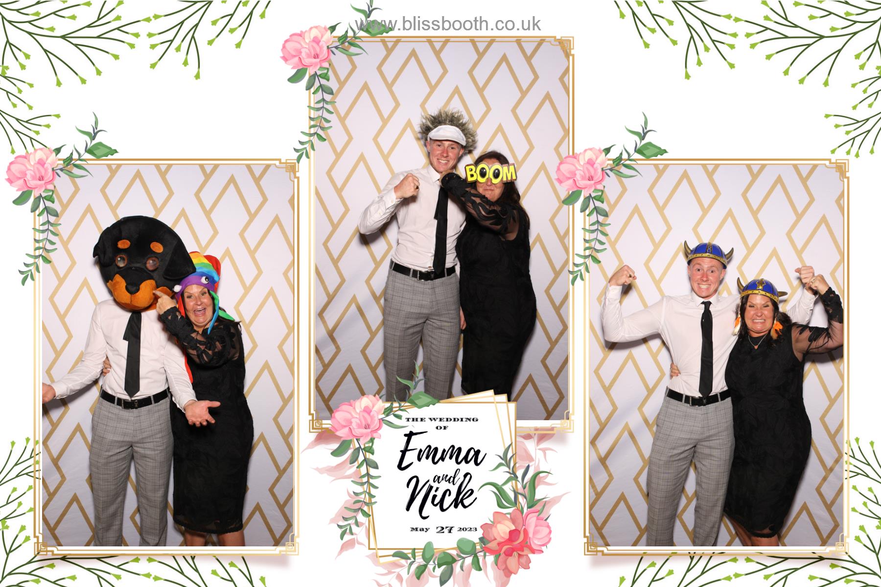 Emma and Nick | View more photos from the event at gallery.blissbooth.co.uk/u/BlissBooth/Emma-and-Nick
