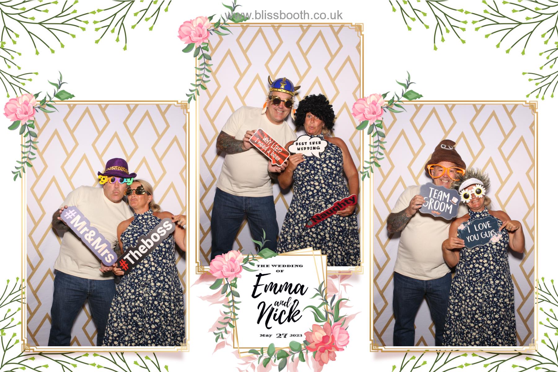 Emma and Nick | View more photos from the event at gallery.blissbooth.co.uk/u/BlissBooth/Emma-and-Nick