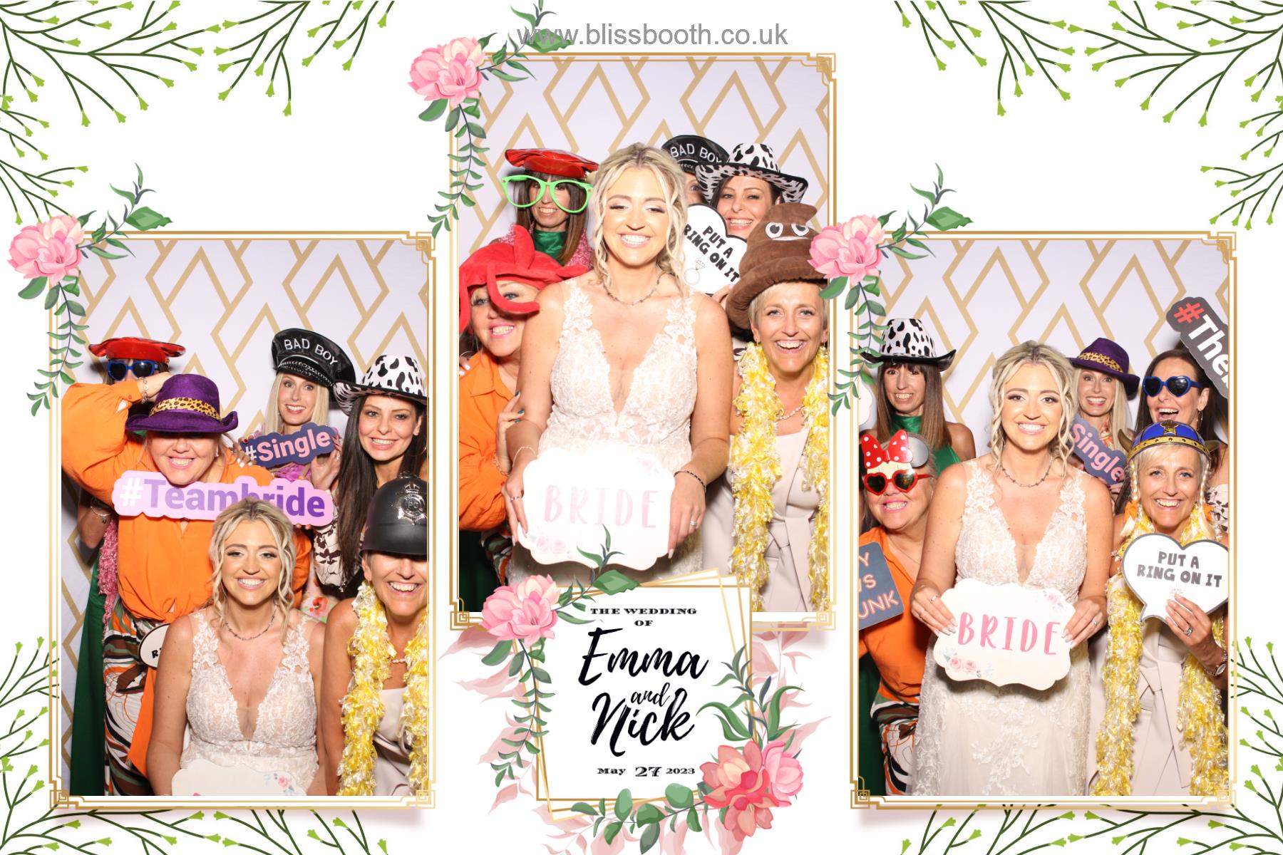 Emma and Nick | View more photos from the event at gallery.blissbooth.co.uk/u/BlissBooth/Emma-and-Nick