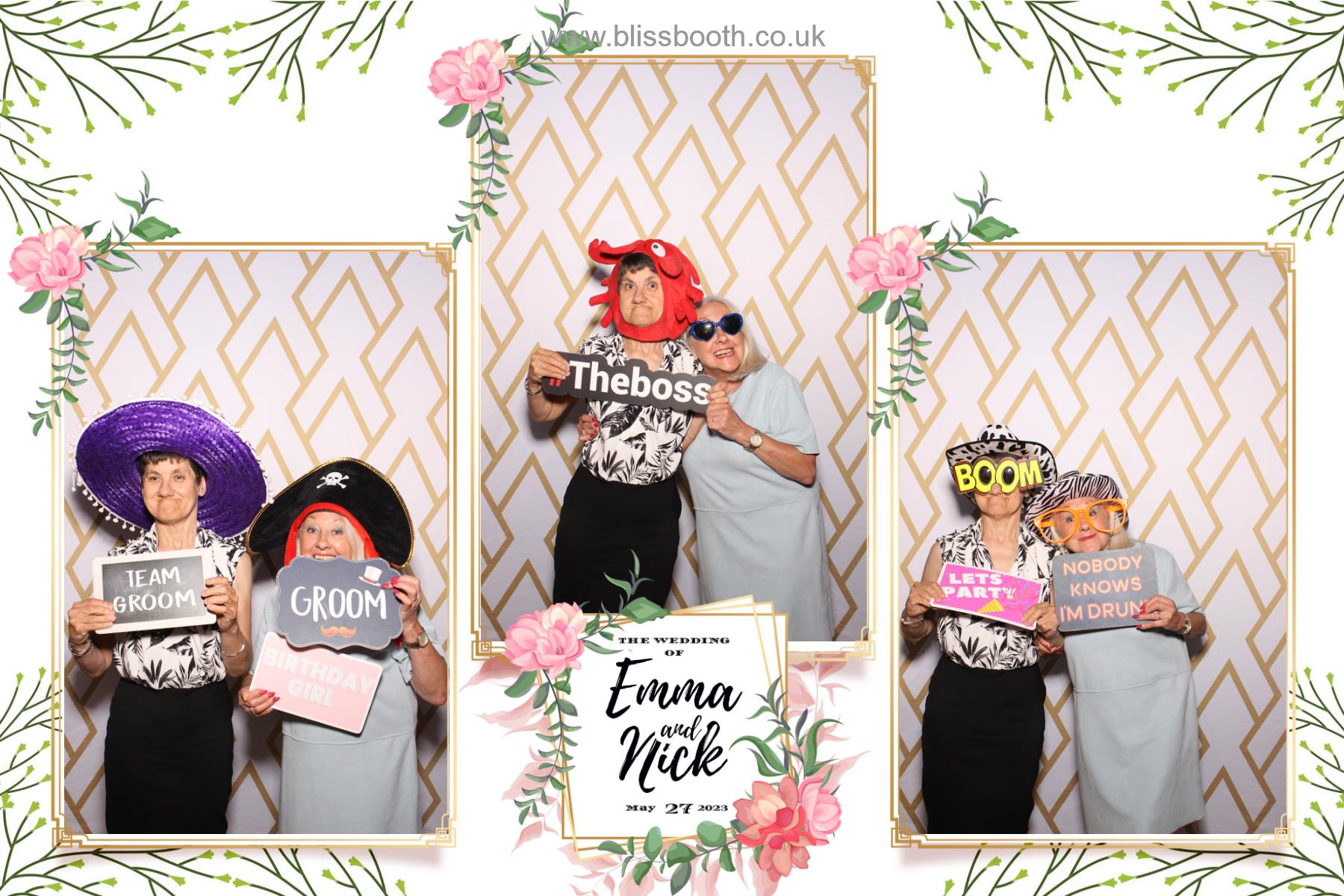 Emma and Nick | View more photos from the event at gallery.blissbooth.co.uk/u/BlissBooth/Emma-and-Nick