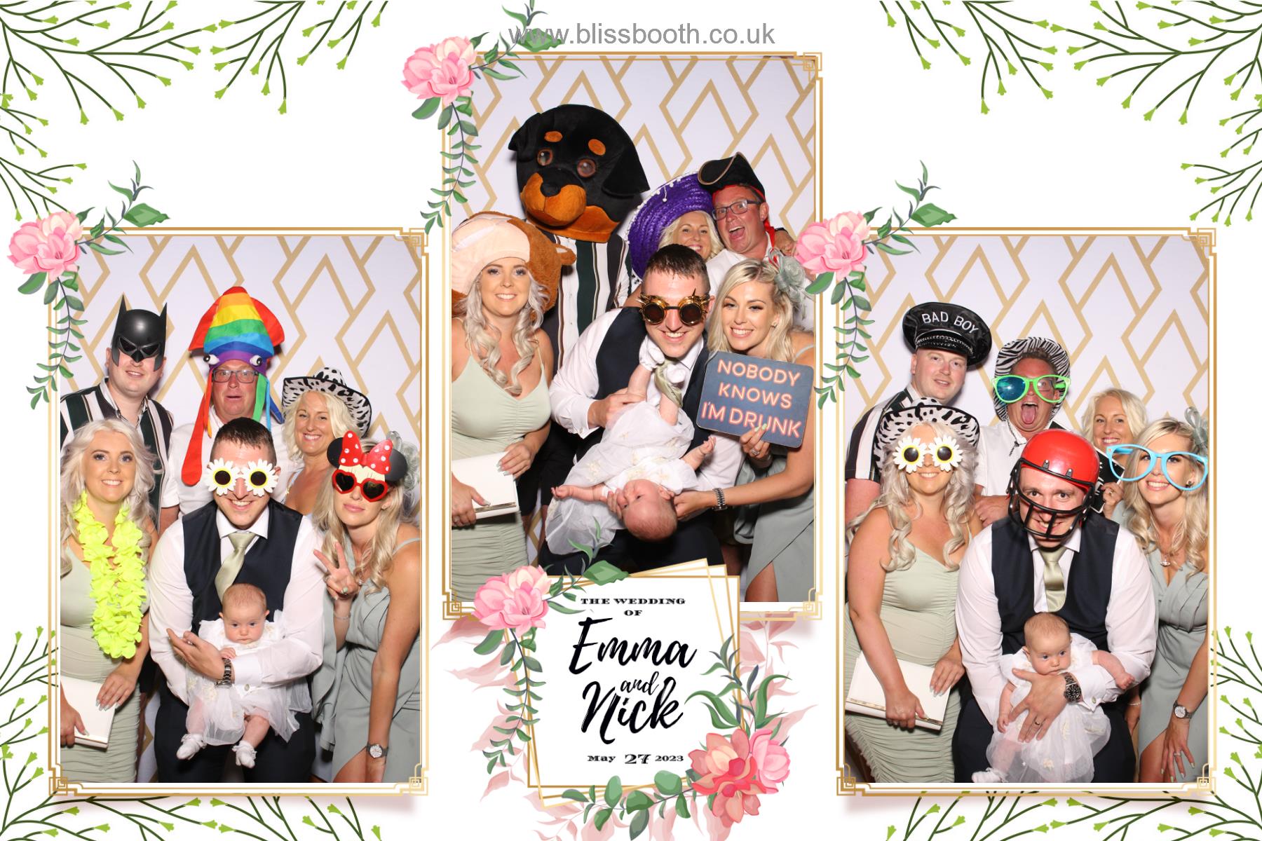 Emma and Nick | View more photos from the event at gallery.blissbooth.co.uk/u/BlissBooth/Emma-and-Nick