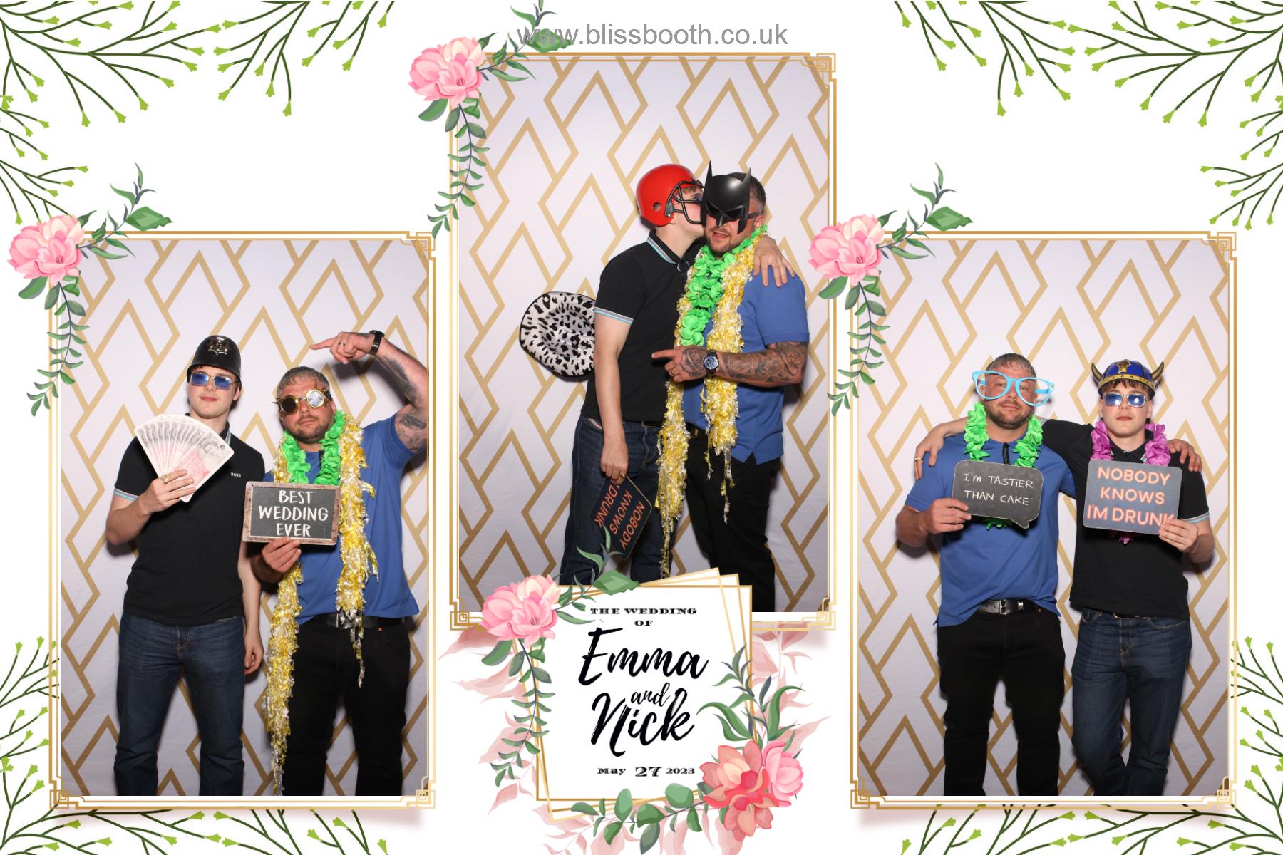 Emma and Nick | View more photos from the event at gallery.blissbooth.co.uk/u/BlissBooth/Emma-and-Nick