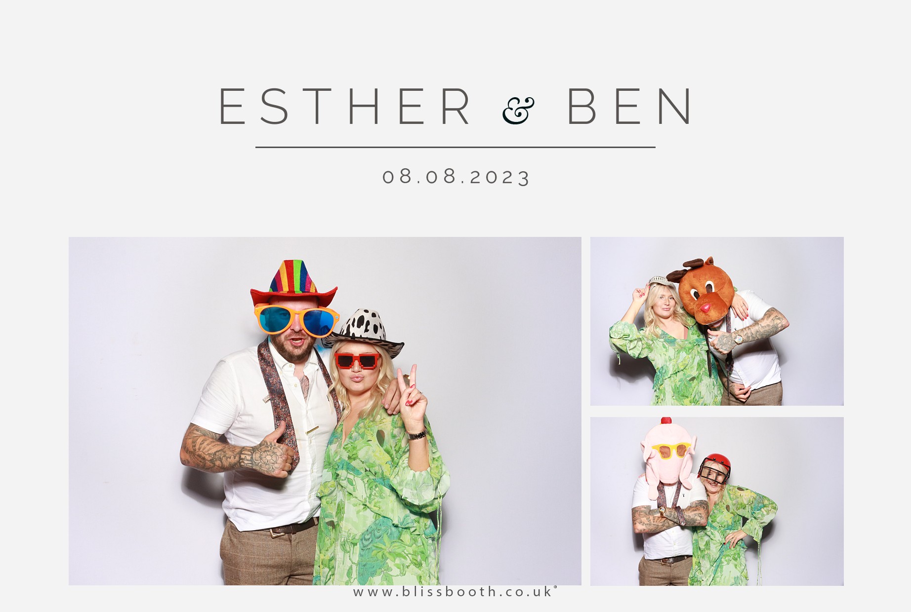 Esther and Ben | View more photos from the event at gallery.blissbooth.co.uk/u/BlissBooth/Esther-and-Ben