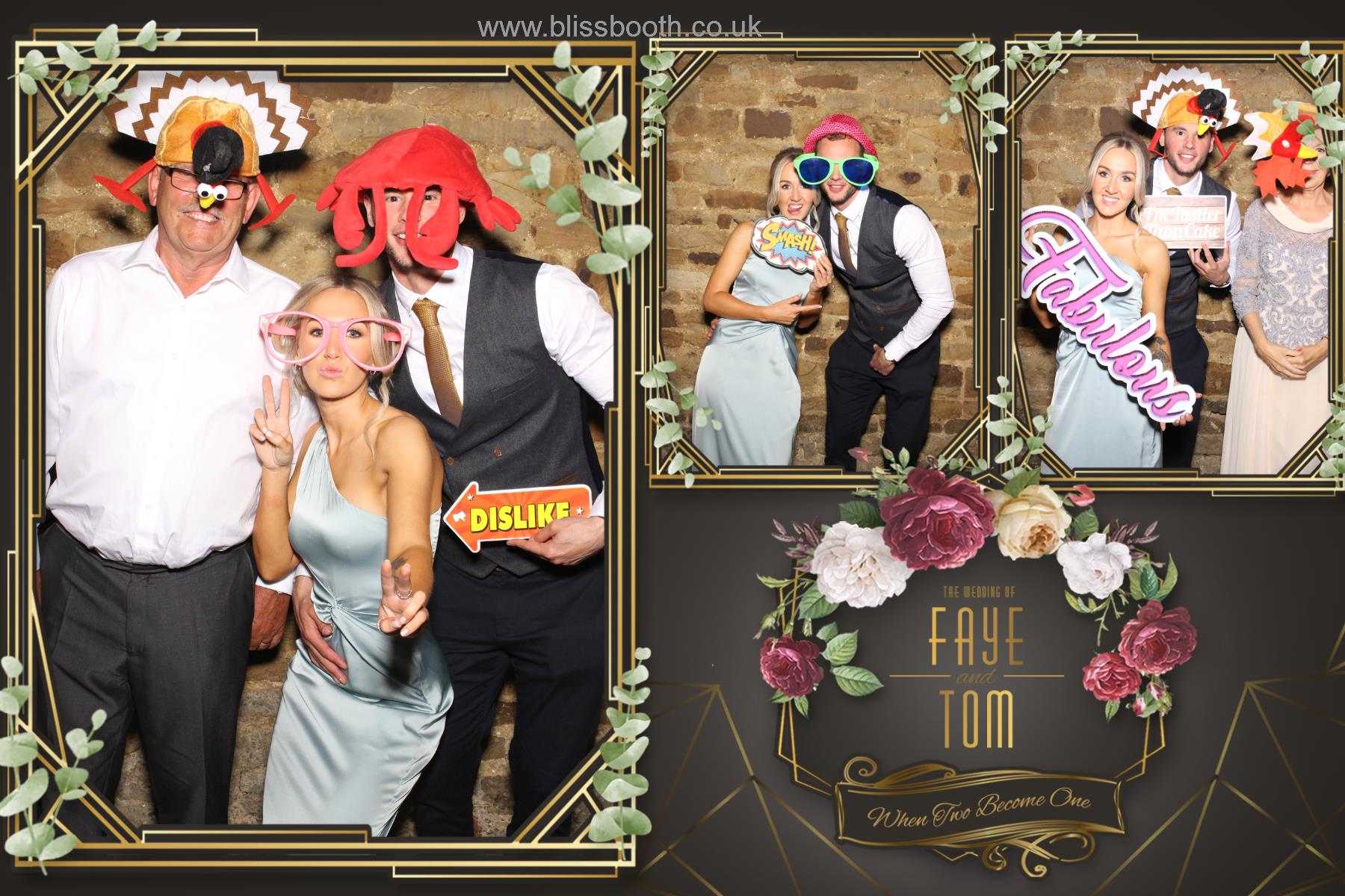 Faye and Tom | View more photos from the event at gallery.blissbooth.co.uk/u/BlissBooth/Faye-and-Tom