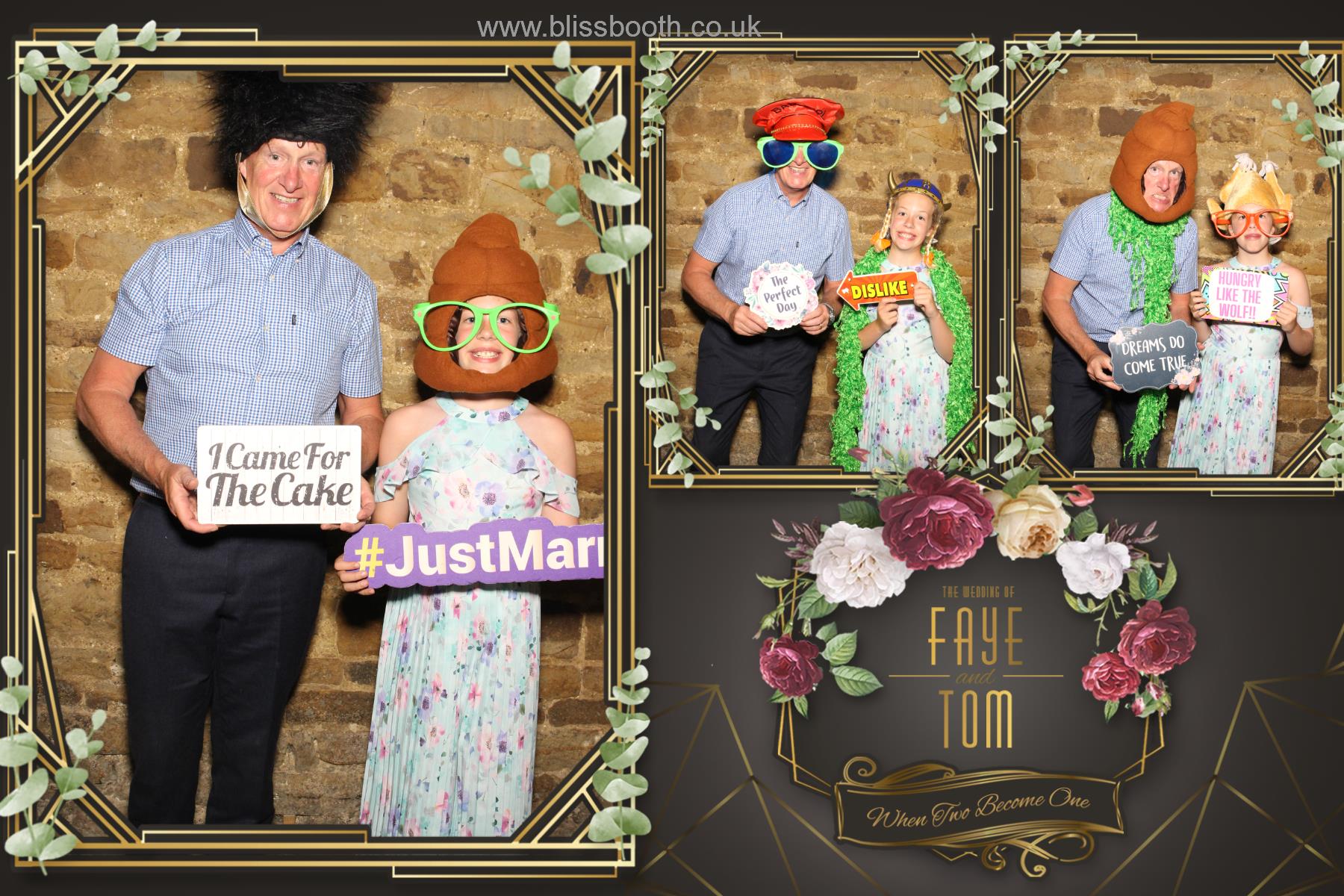 Faye and Tom | View more photos from the event at gallery.blissbooth.co.uk/u/BlissBooth/Faye-and-Tom