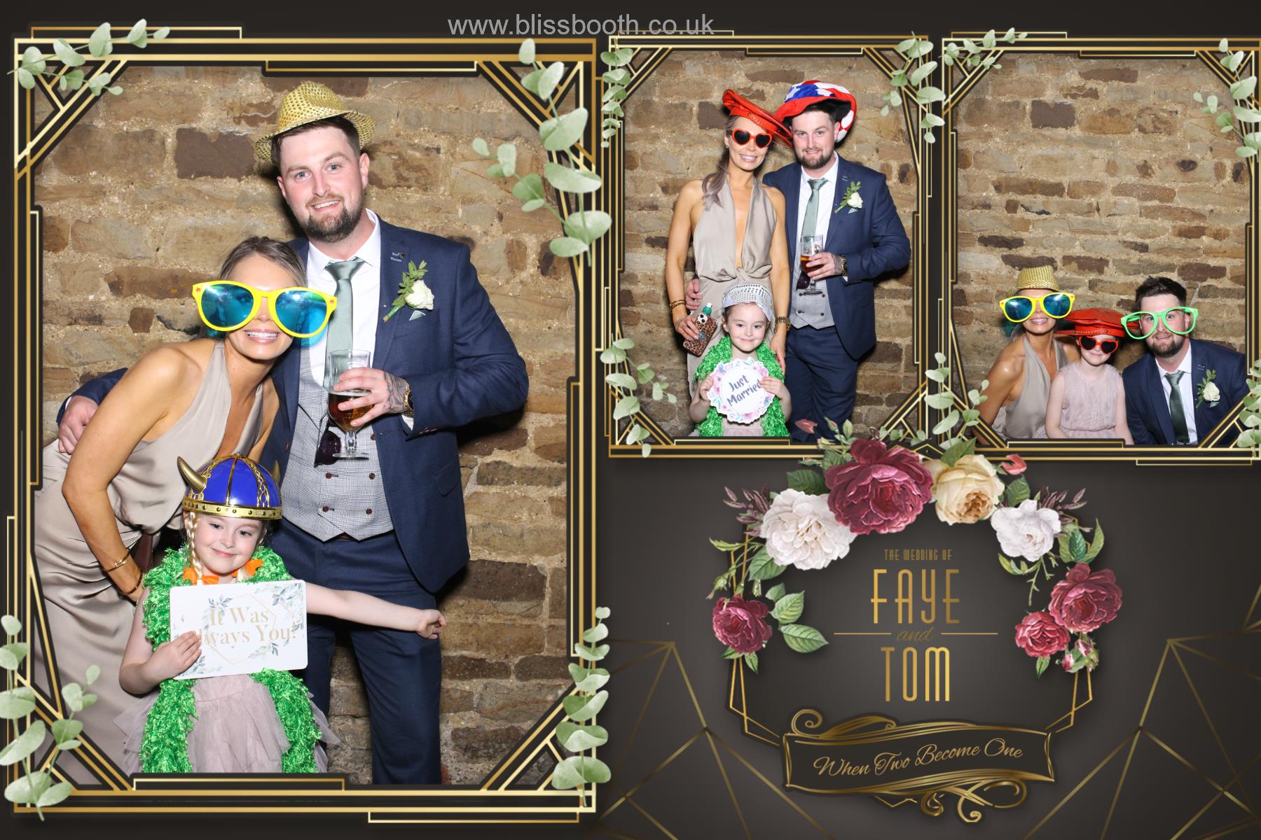 Faye and Tom | View more photos from the event at gallery.blissbooth.co.uk/u/BlissBooth/Faye-and-Tom