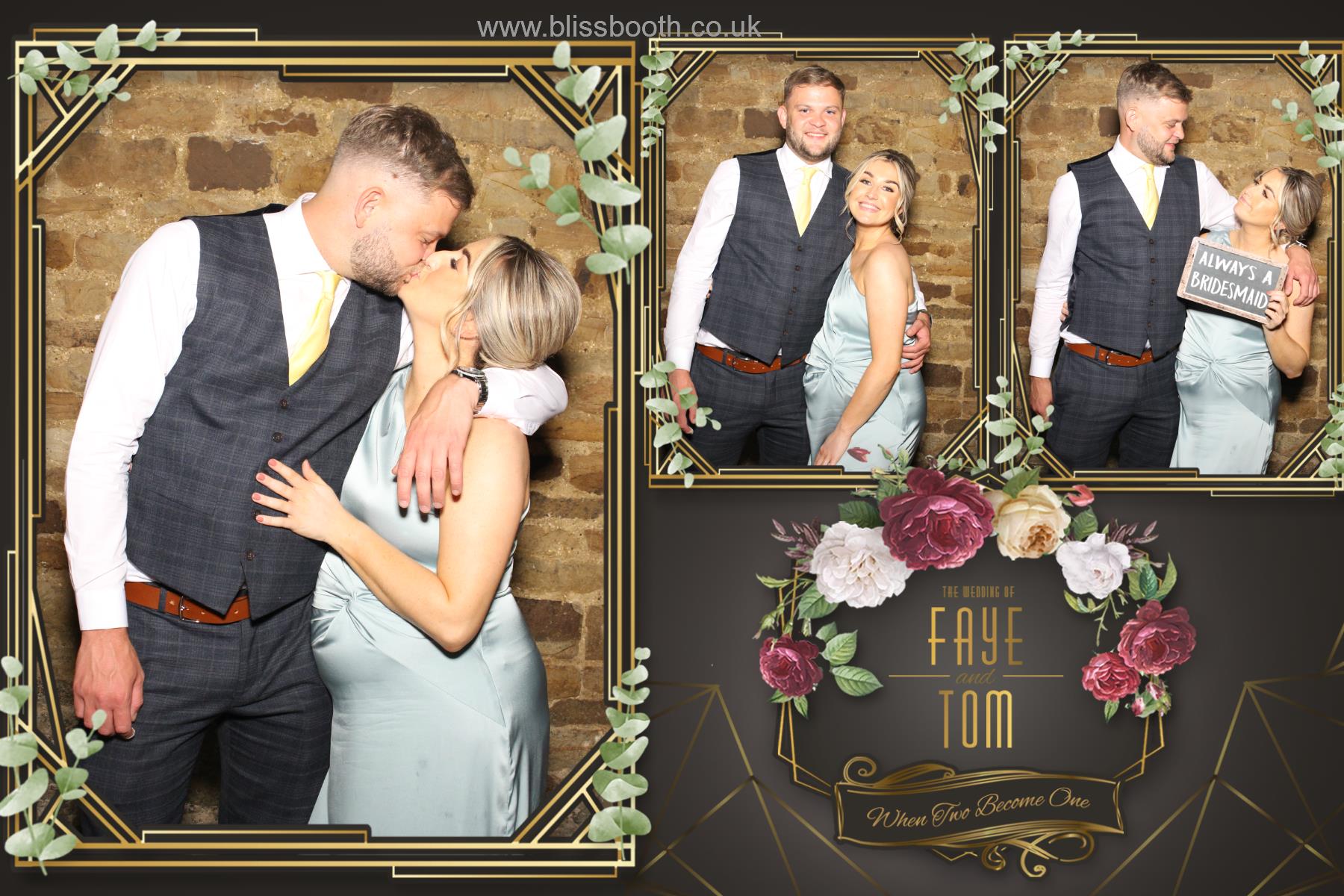 Faye and Tom | View more photos from the event at gallery.blissbooth.co.uk/u/BlissBooth/Faye-and-Tom