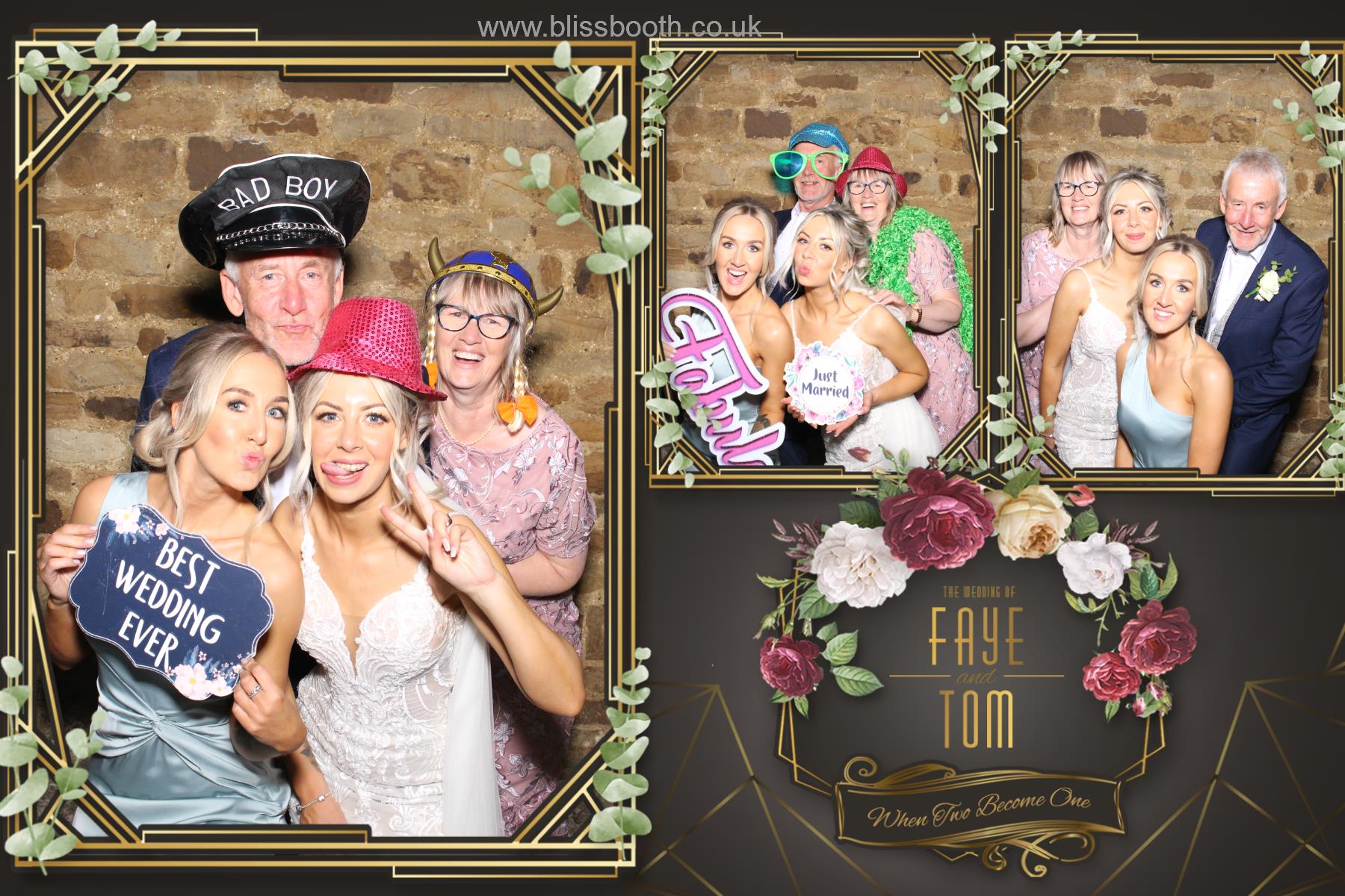 Faye and Tom | View more photos from the event at gallery.blissbooth.co.uk/u/BlissBooth/Faye-and-Tom