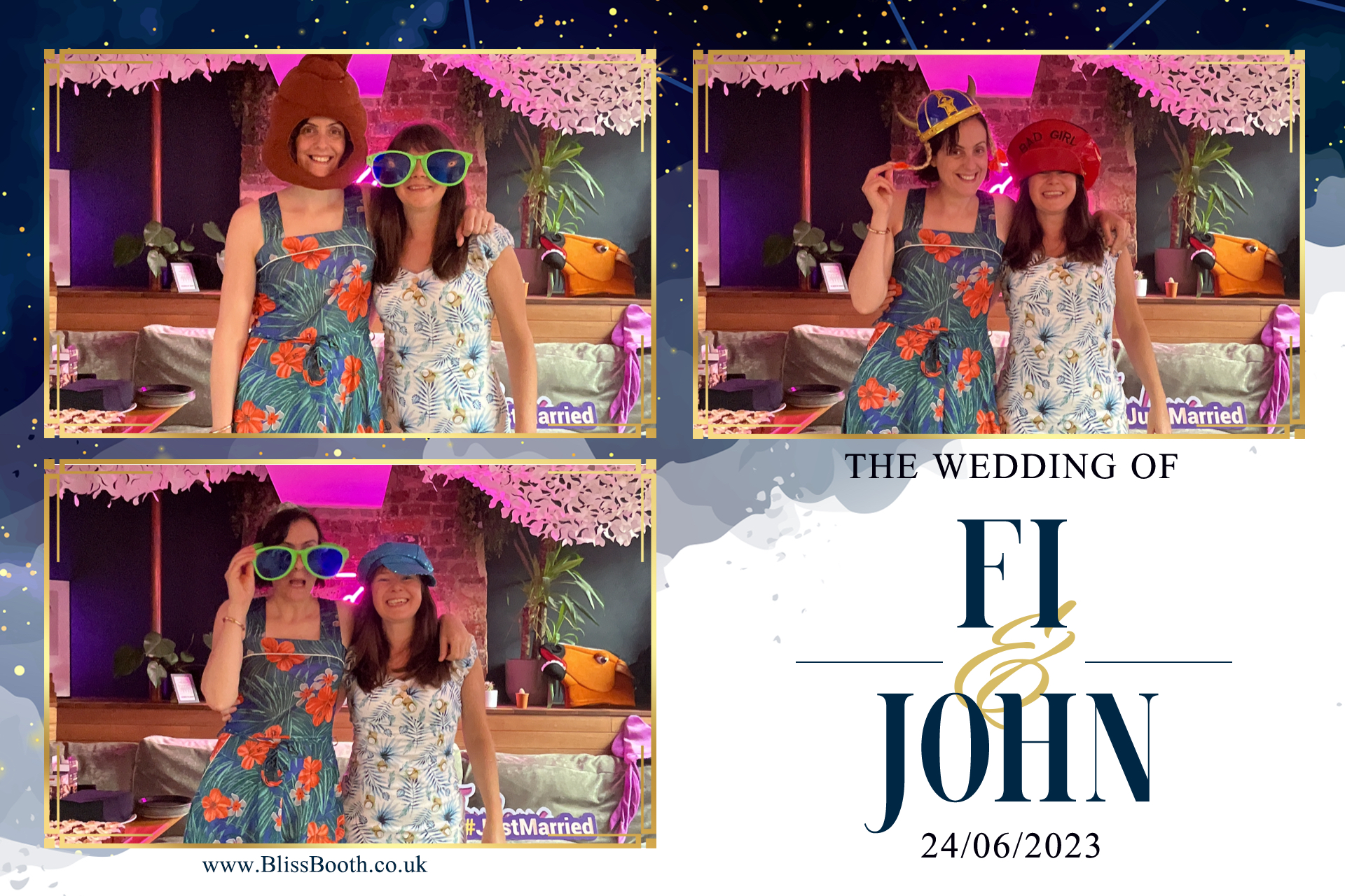 Fi & John | View more photos from the event at gallery.blissbooth.co.uk/u/BlissBooth/Fi-John