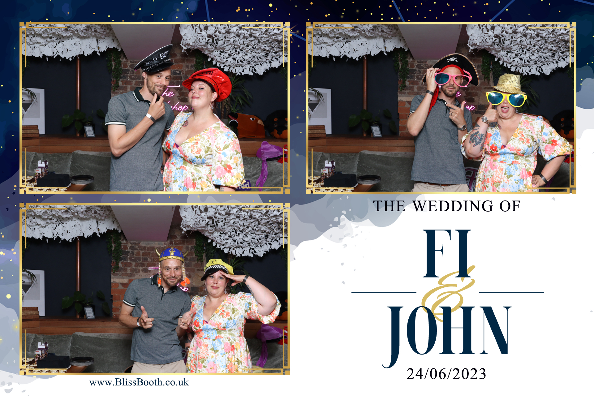 Fi & John | View more photos from the event at gallery.blissbooth.co.uk/u/BlissBooth/Fi-John