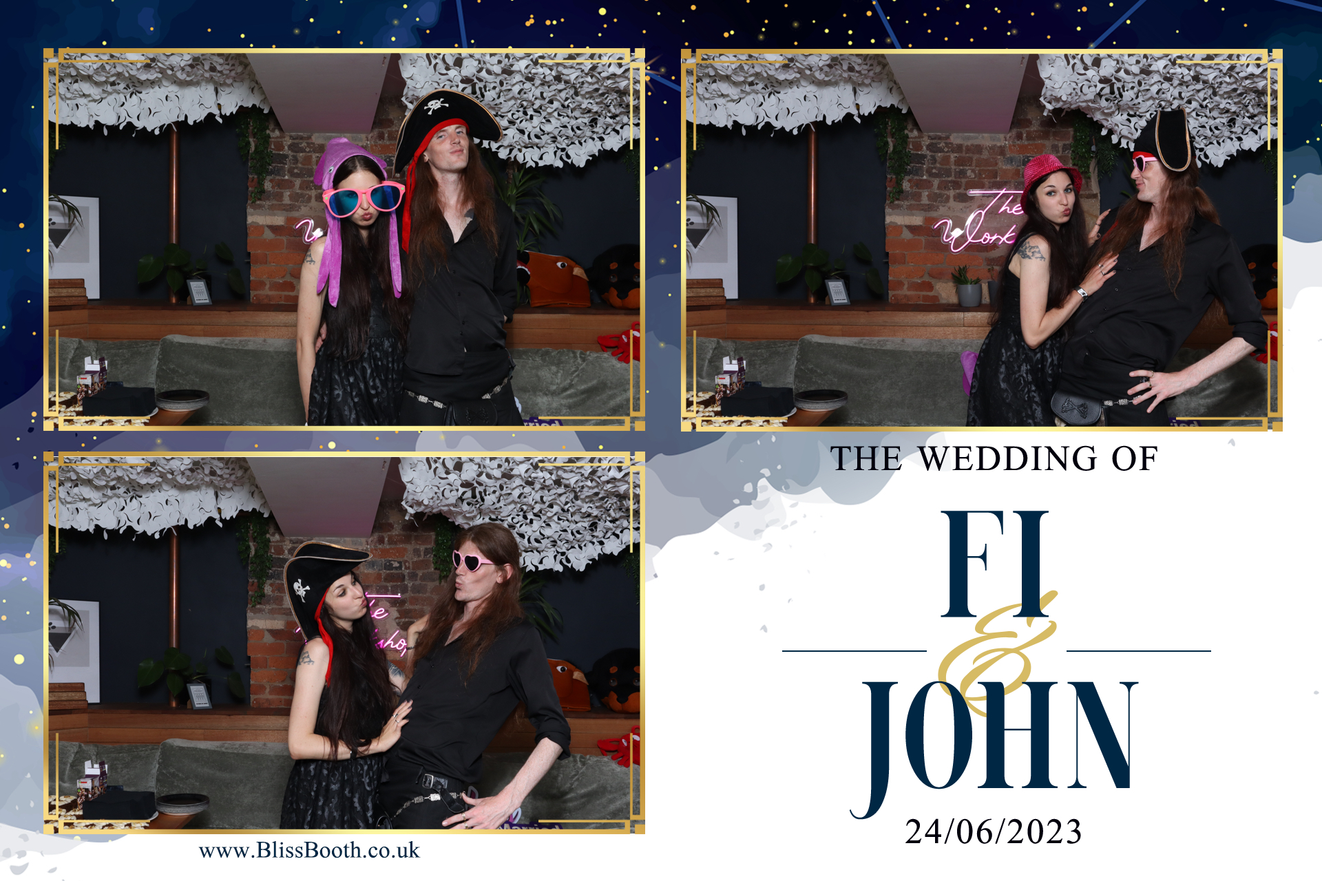 Fi & John | View more photos from the event at gallery.blissbooth.co.uk/u/BlissBooth/Fi-John