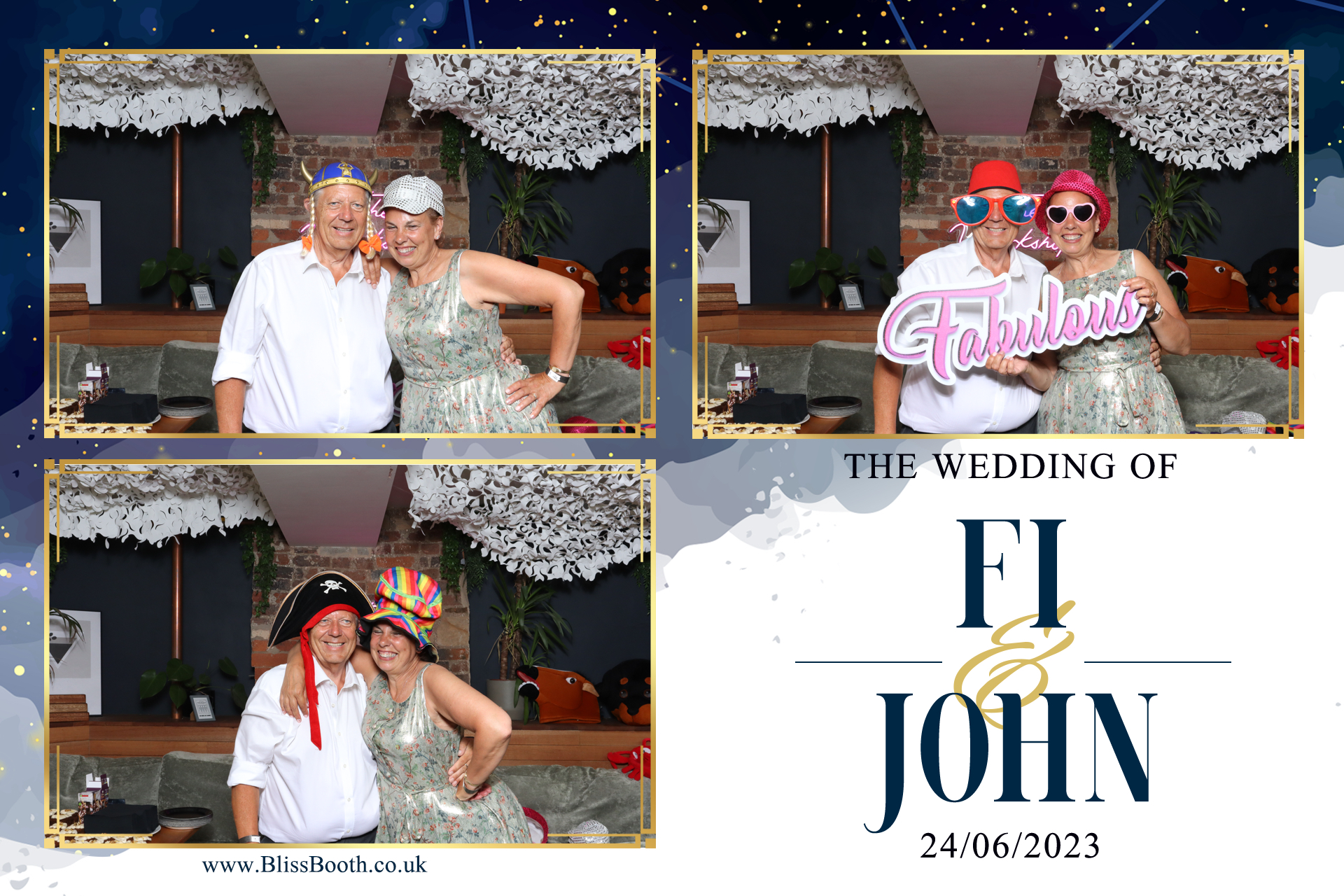 Fi & John | View more photos from the event at gallery.blissbooth.co.uk/u/BlissBooth/Fi-John