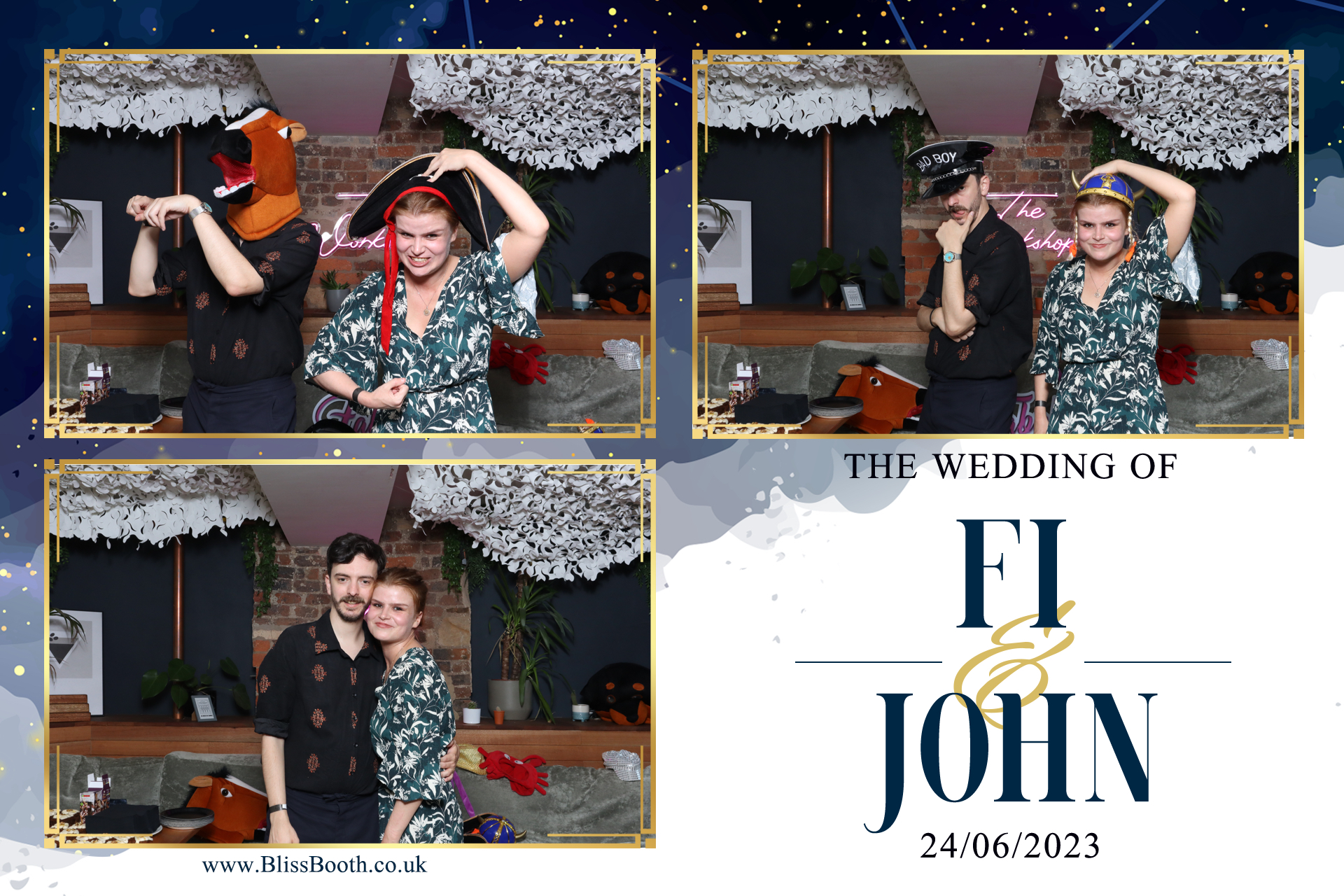 Fi & John | View more photos from the event at gallery.blissbooth.co.uk/u/BlissBooth/Fi-John