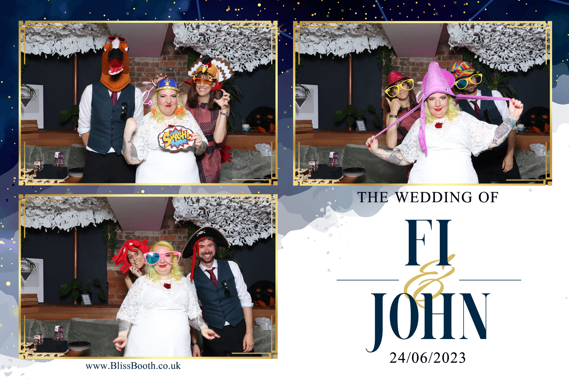 Fi & John | View more photos from the event at gallery.blissbooth.co.uk/u/BlissBooth/Fi-John
