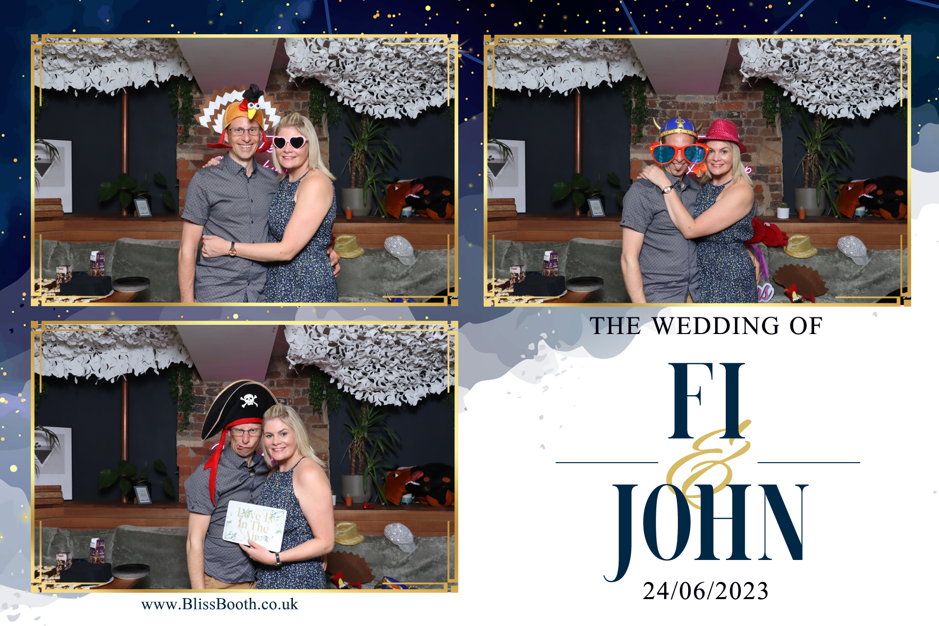 Fi & John | View more photos from the event at gallery.blissbooth.co.uk/u/BlissBooth/Fi-John