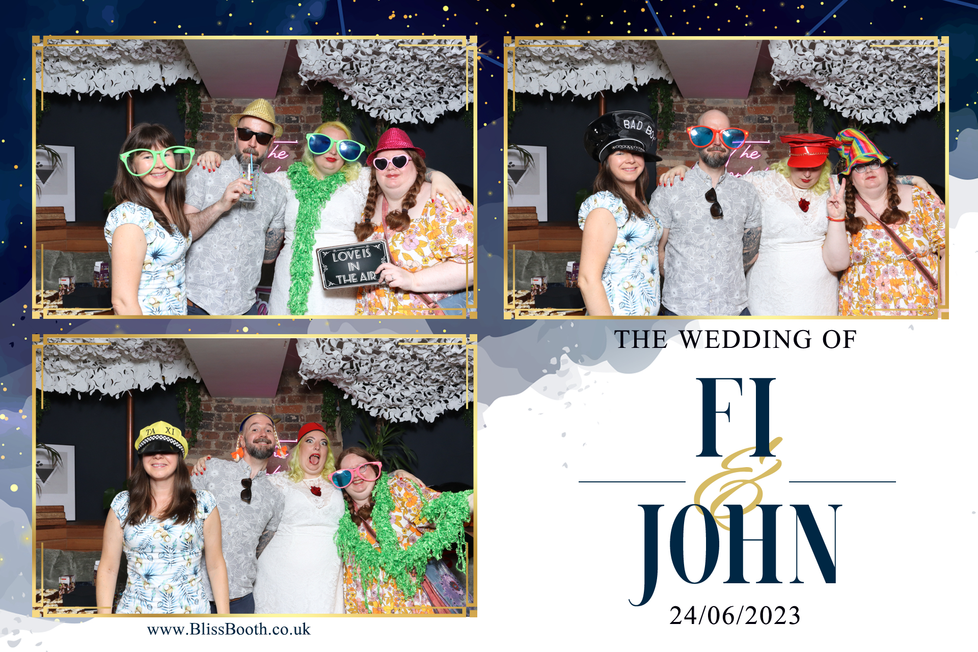 Fi & John | View more photos from the event at gallery.blissbooth.co.uk/u/BlissBooth/Fi-John