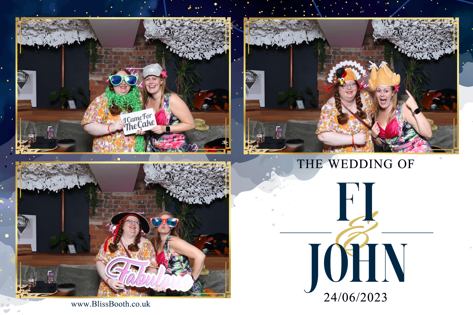 Fi & John | View more photos from the event at gallery.blissbooth.co.uk/u/BlissBooth/Fi-John