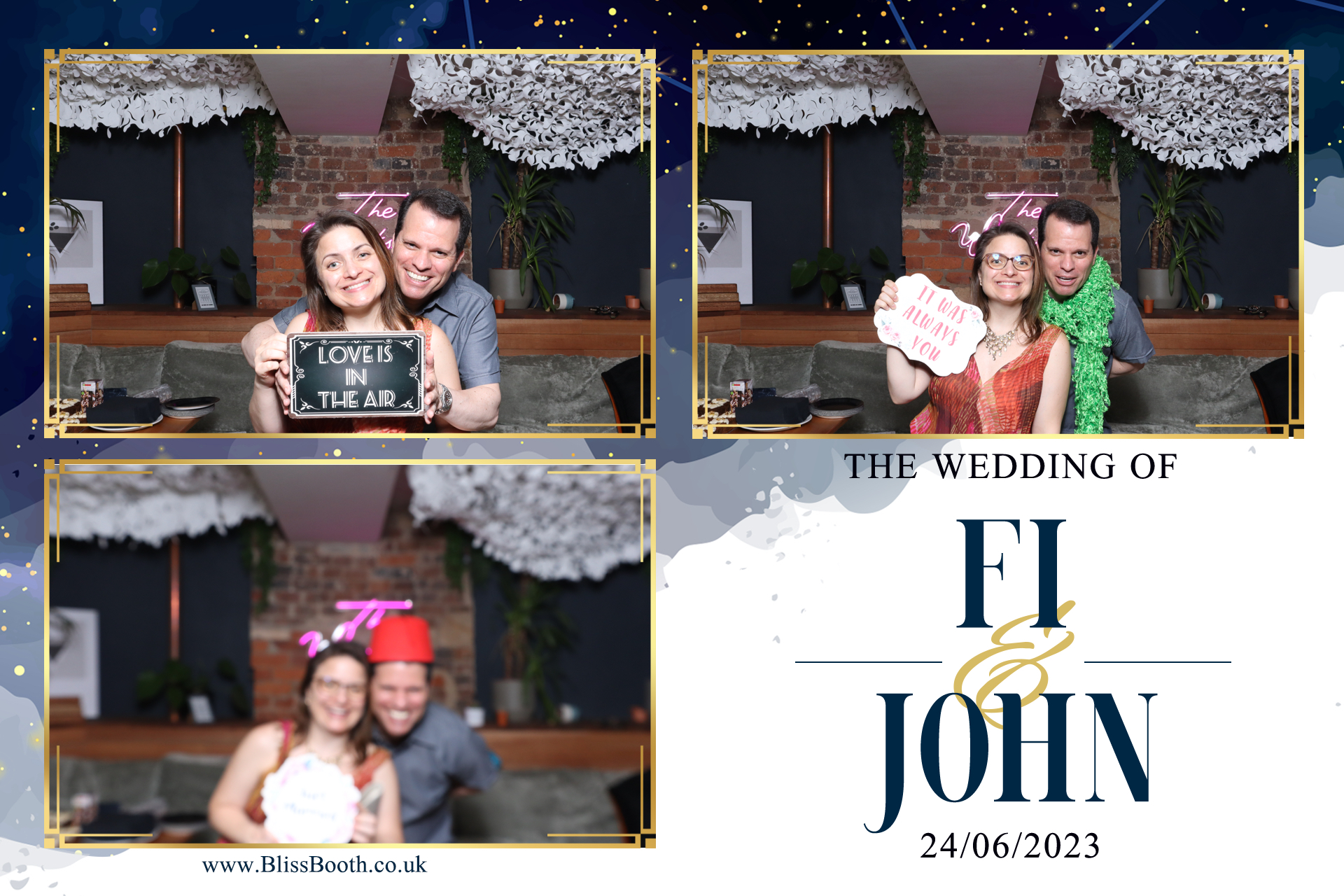 Fi & John | View more photos from the event at gallery.blissbooth.co.uk/u/BlissBooth/Fi-John