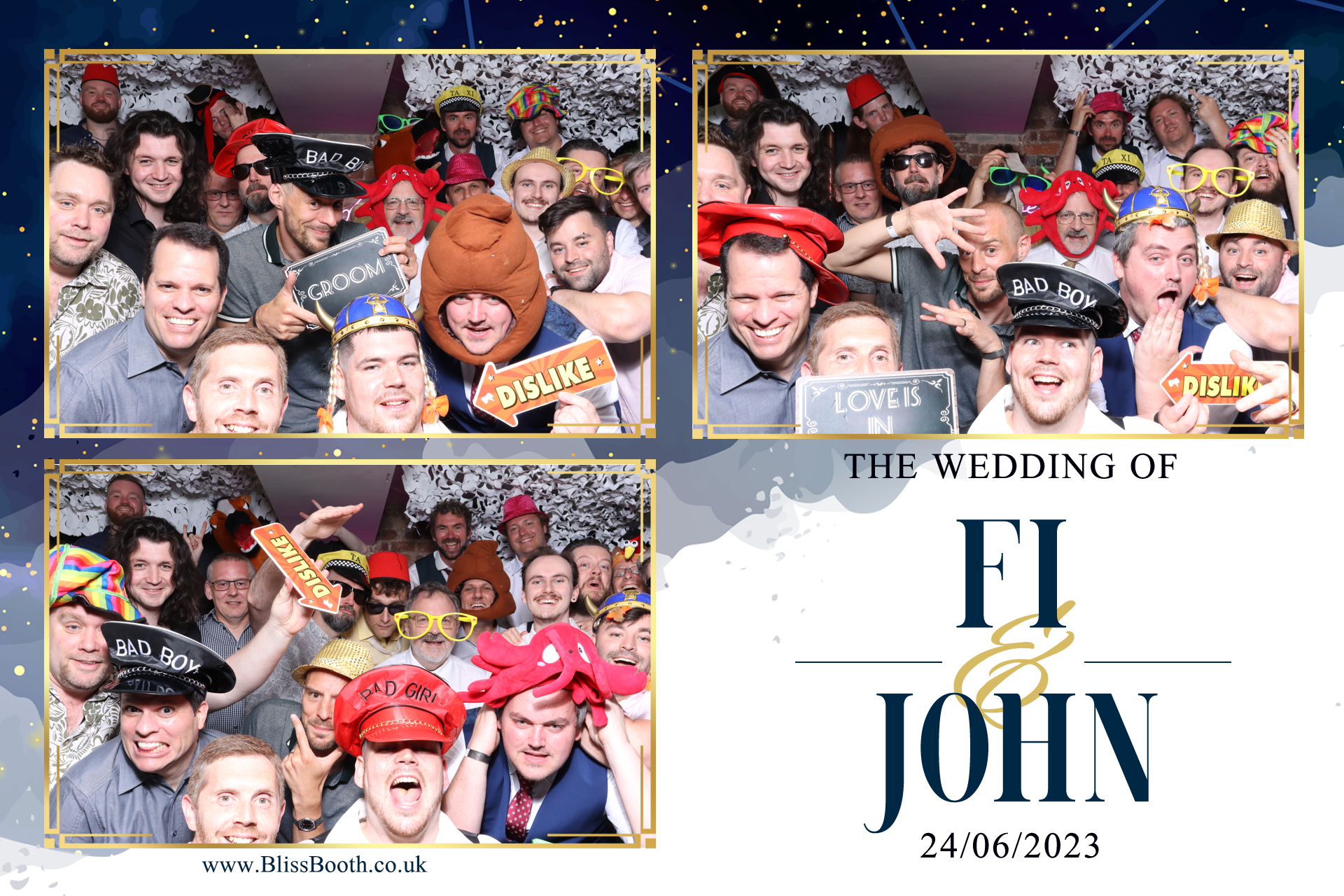 Fi & John | View more photos from the event at gallery.blissbooth.co.uk/u/BlissBooth/Fi-John