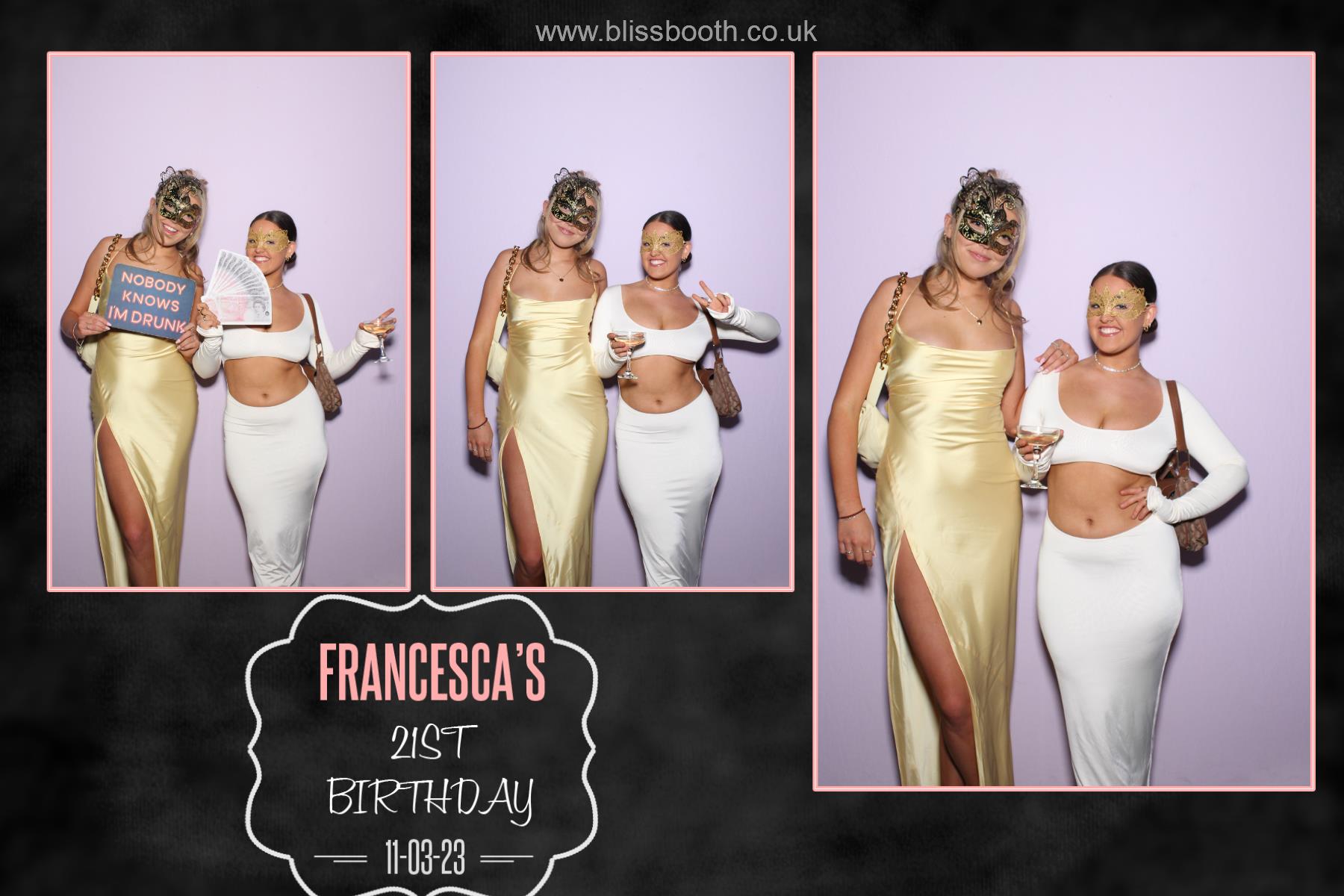 Francesca's 21st Birthday | View more photos from the event at gallery.blissbooth.co.uk/u/BlissBooth/Francescas-21st-Birthday