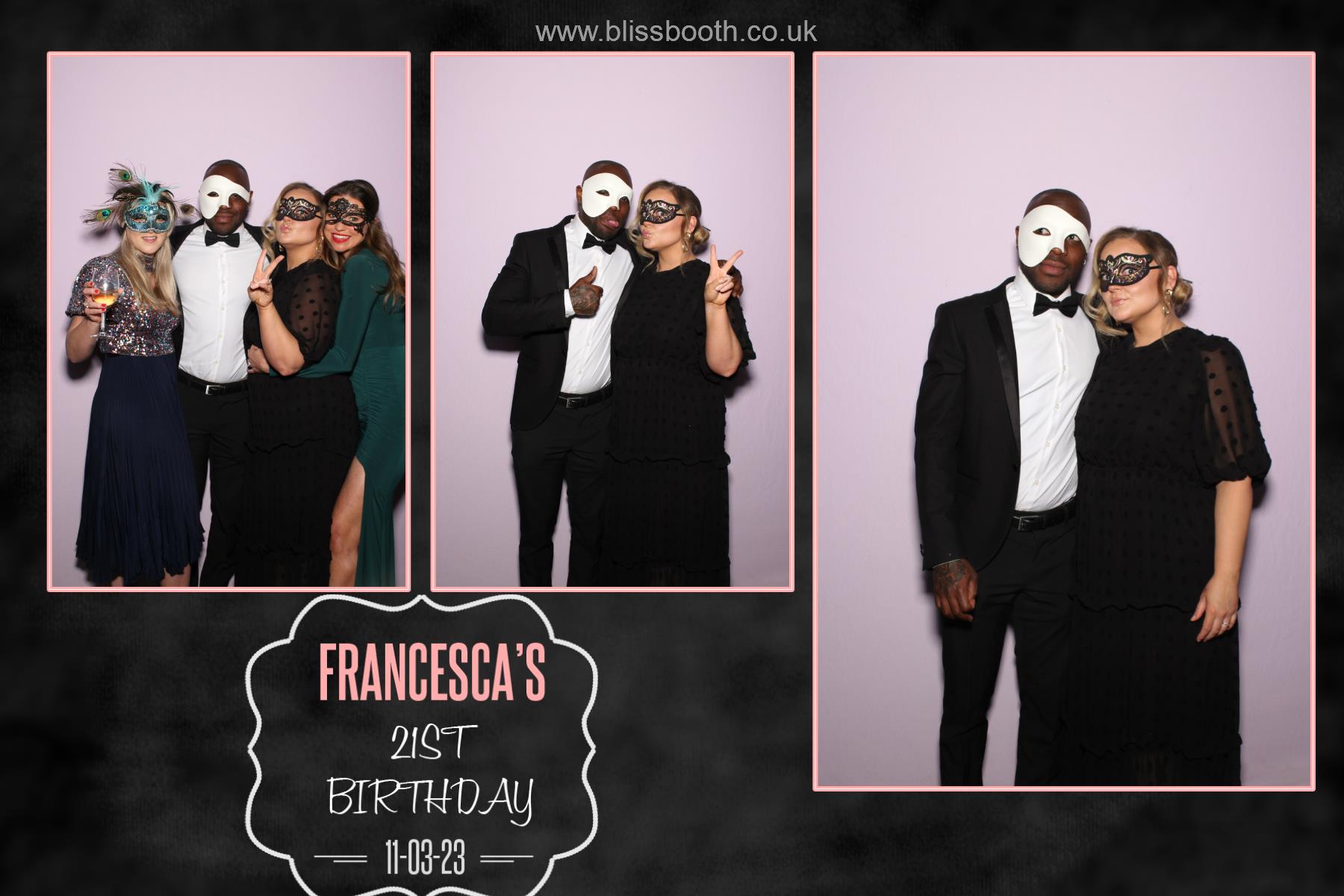 Francesca's 21st Birthday | View more photos from the event at gallery.blissbooth.co.uk/u/BlissBooth/Francescas-21st-Birthday