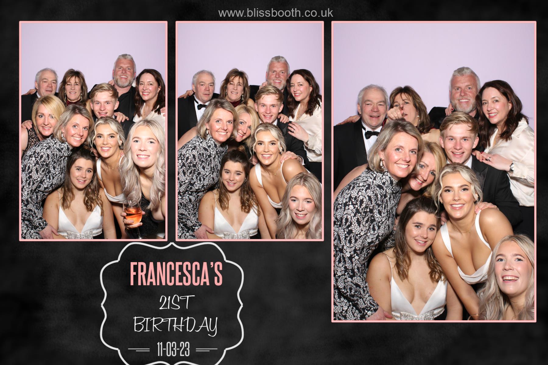 Francesca's 21st Birthday | View more photos from the event at gallery.blissbooth.co.uk/u/BlissBooth/Francescas-21st-Birthday