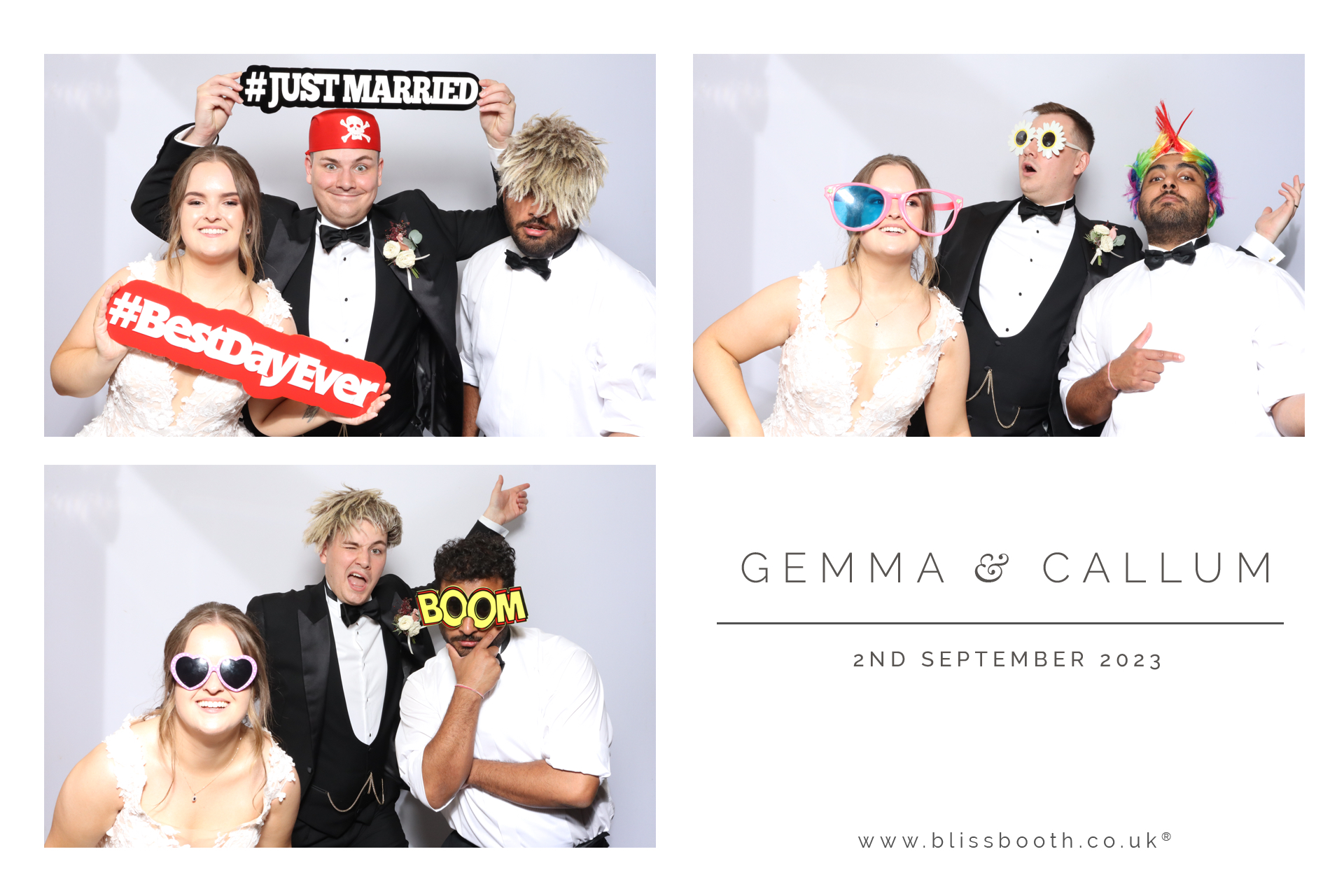 Gemma and Callum | View more photos from the event at gallery.blissbooth.co.uk/u/BlissBooth/Gemma-and-Callum