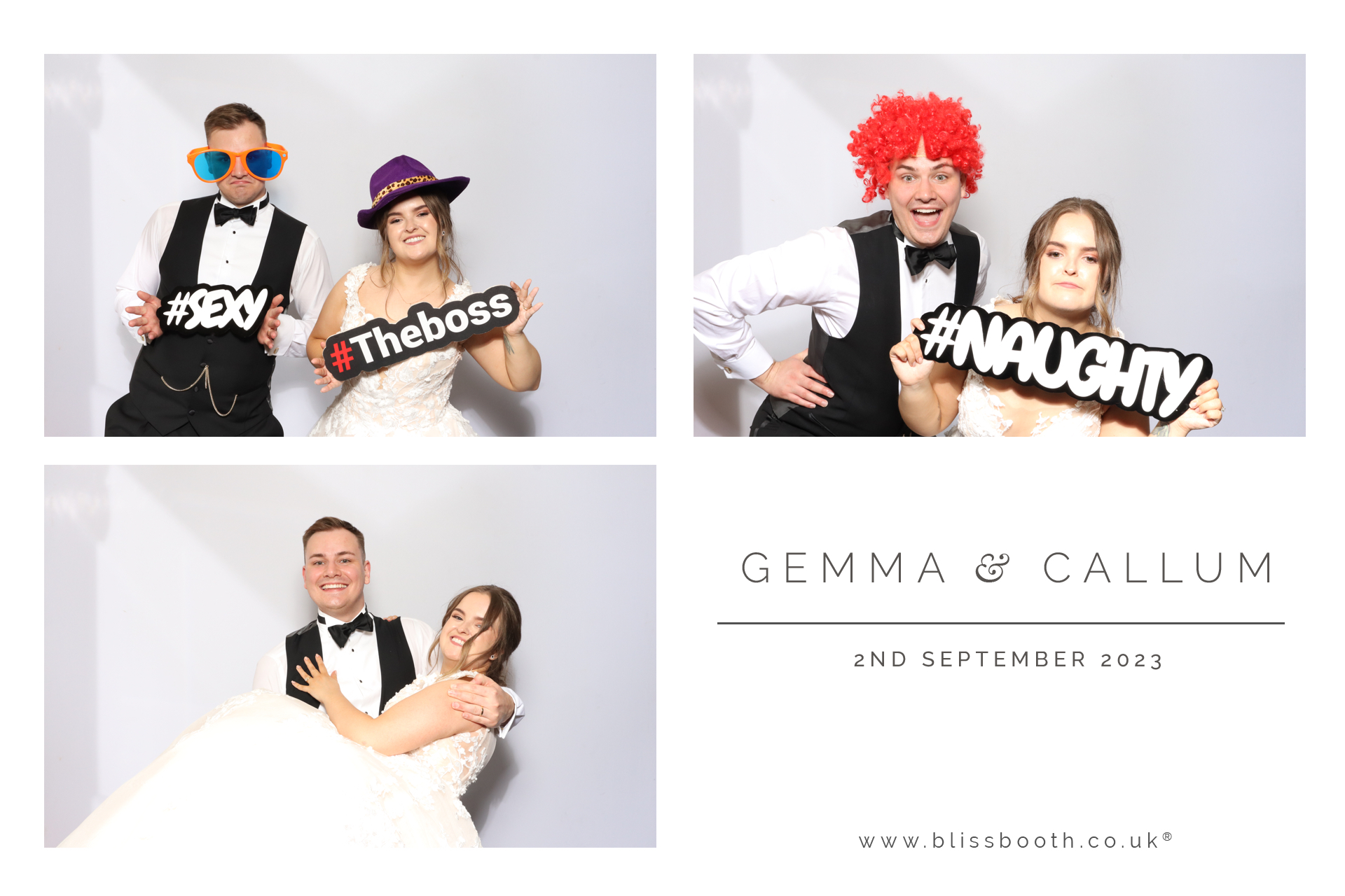Gemma and Callum | View more photos from the event at gallery.blissbooth.co.uk/u/BlissBooth/Gemma-and-Callum