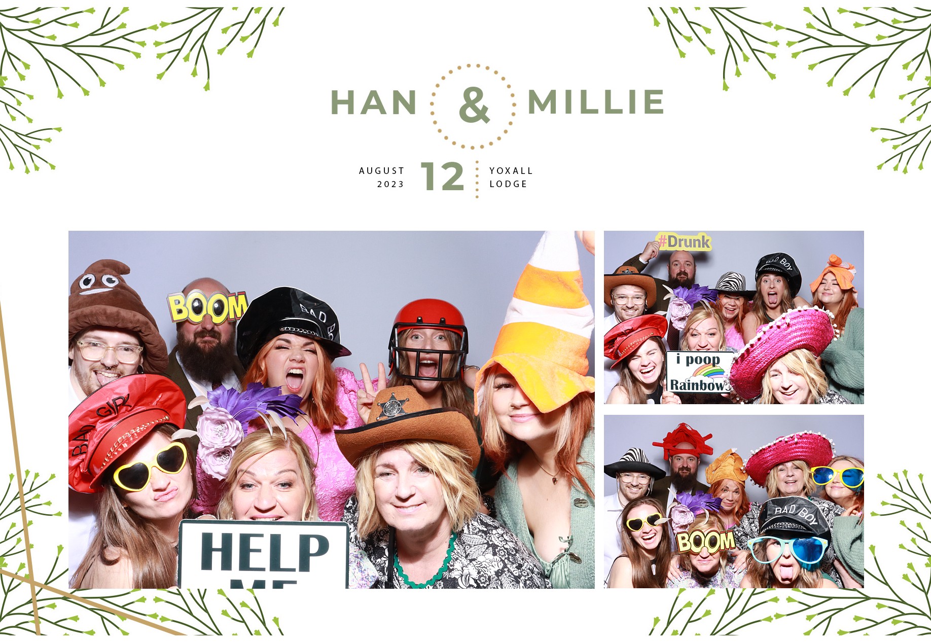 Han and Millie | View more photos from the event at gallery.blissbooth.co.uk/u/BlissBooth/Han-and-Millie