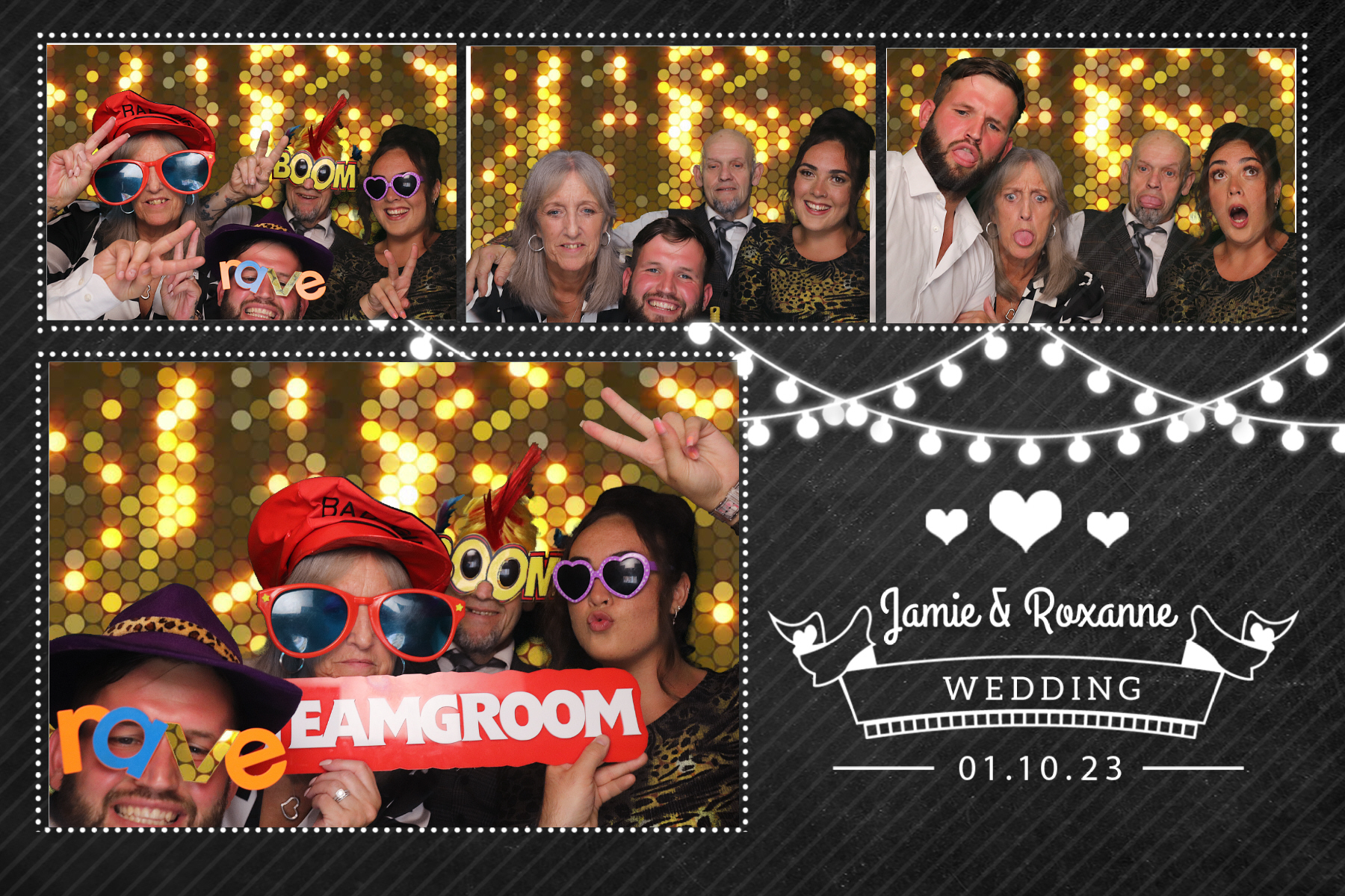Jamie & Roxanne | View more photos from the event at gallery.blissbooth.co.uk/u/BlissBooth/Jamie-Roxanne