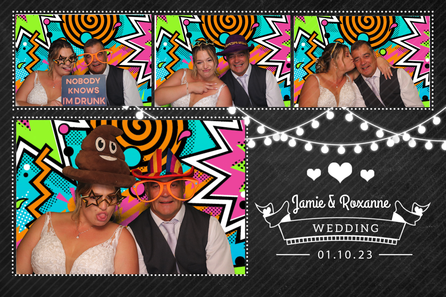 Jamie & Roxanne | View more photos from the event at gallery.blissbooth.co.uk/u/BlissBooth/Jamie-Roxanne