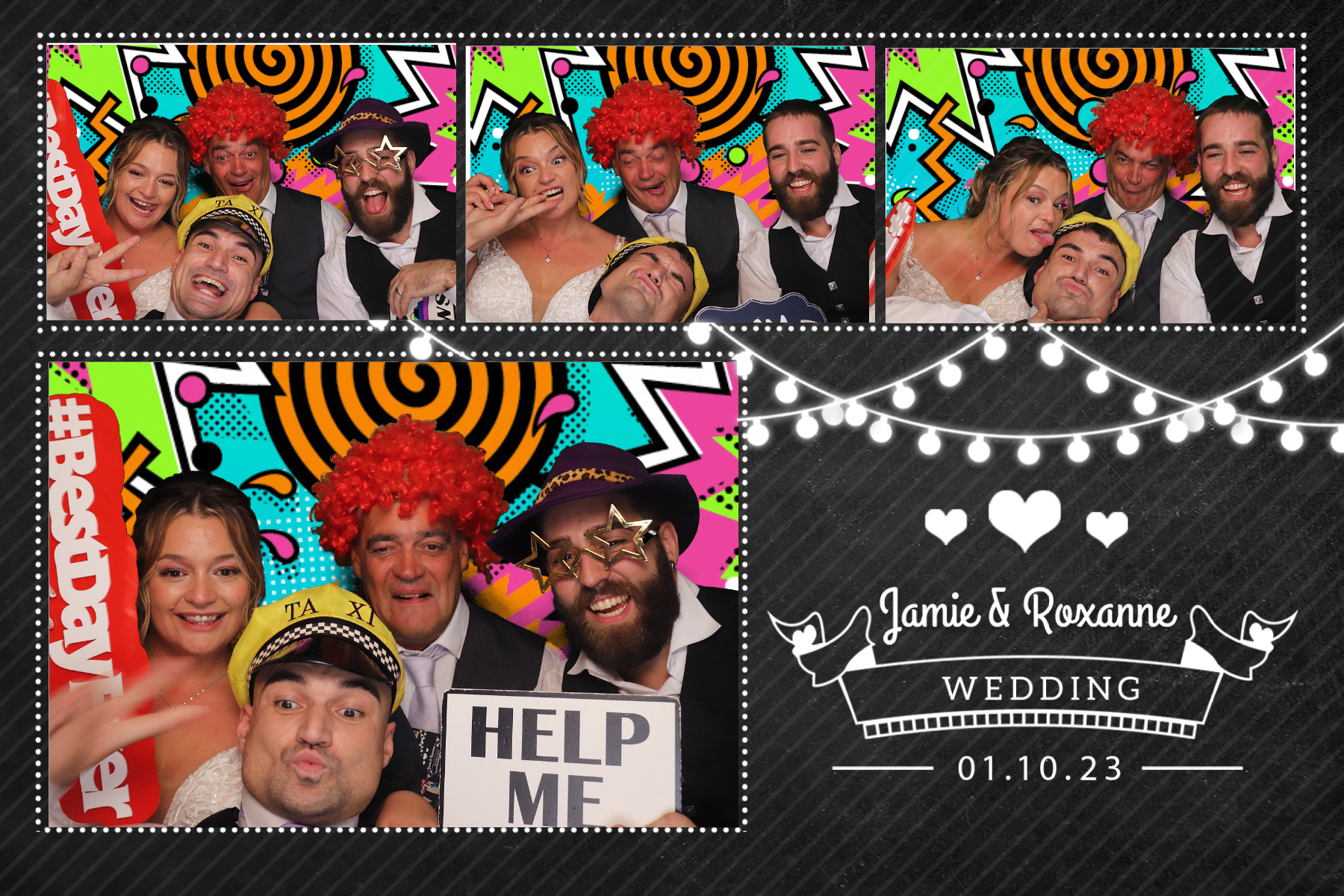 Jamie & Roxanne | View more photos from the event at gallery.blissbooth.co.uk/u/BlissBooth/Jamie-Roxanne