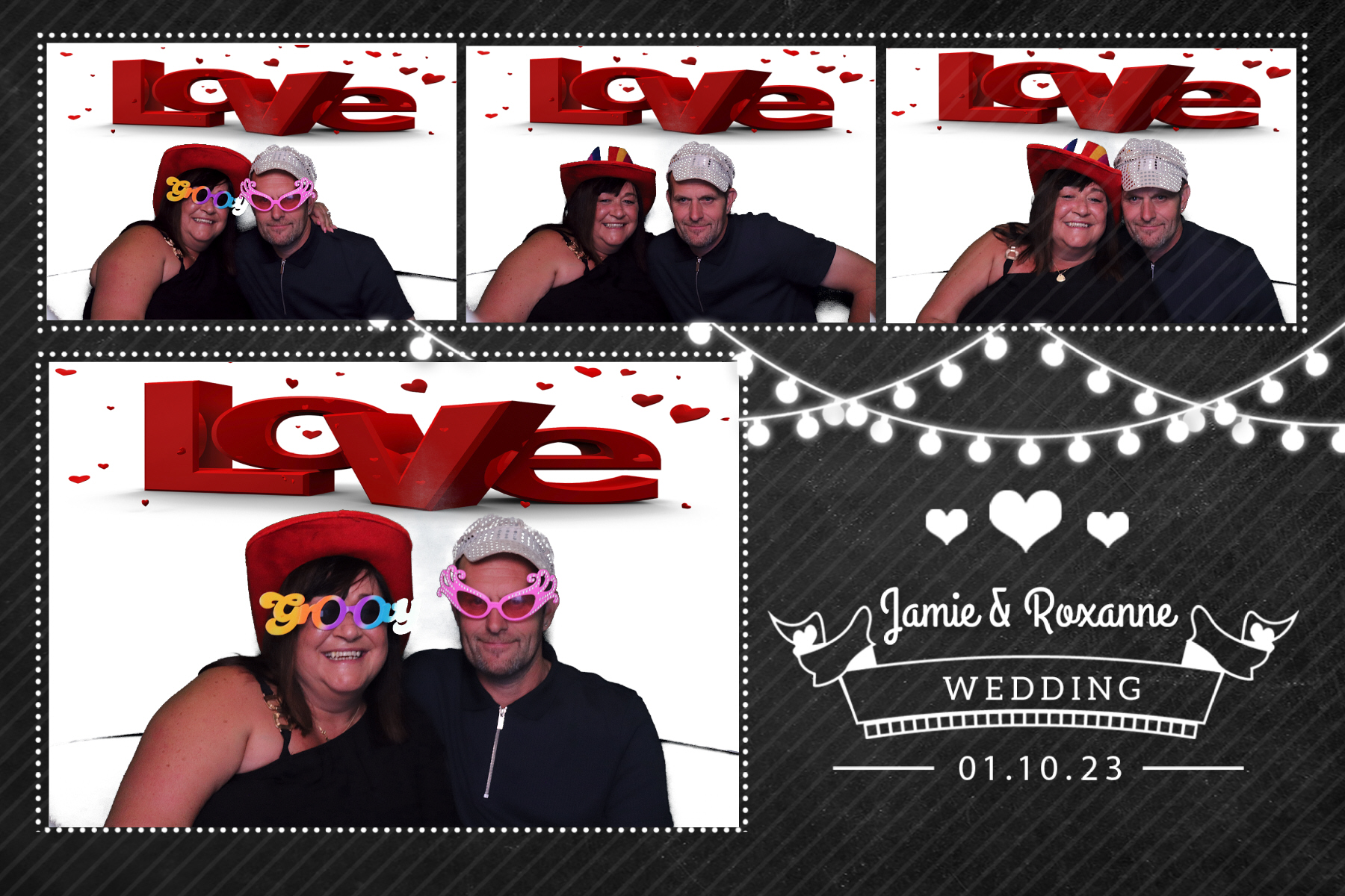Jamie & Roxanne | View more photos from the event at gallery.blissbooth.co.uk/u/BlissBooth/Jamie-Roxanne