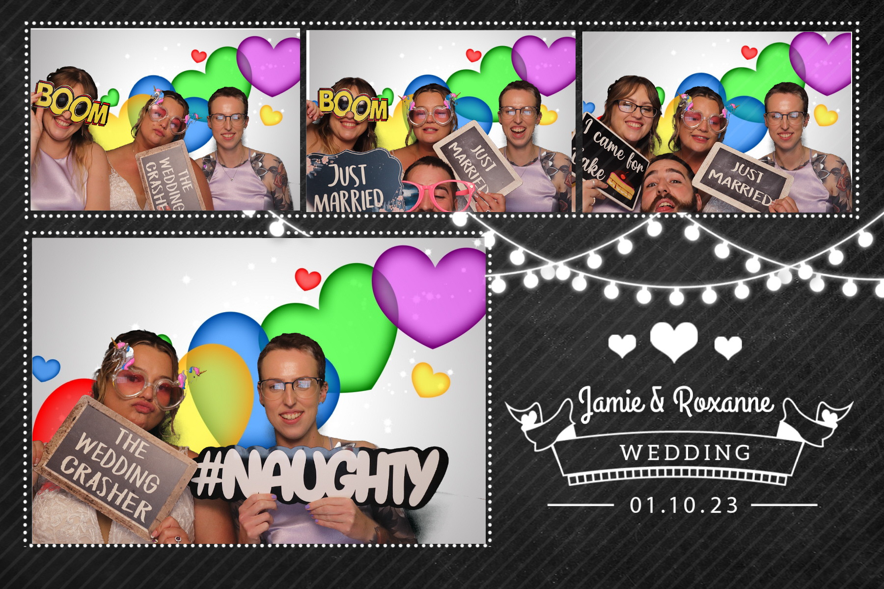 Jamie & Roxanne | View more photos from the event at gallery.blissbooth.co.uk/u/BlissBooth/Jamie-Roxanne