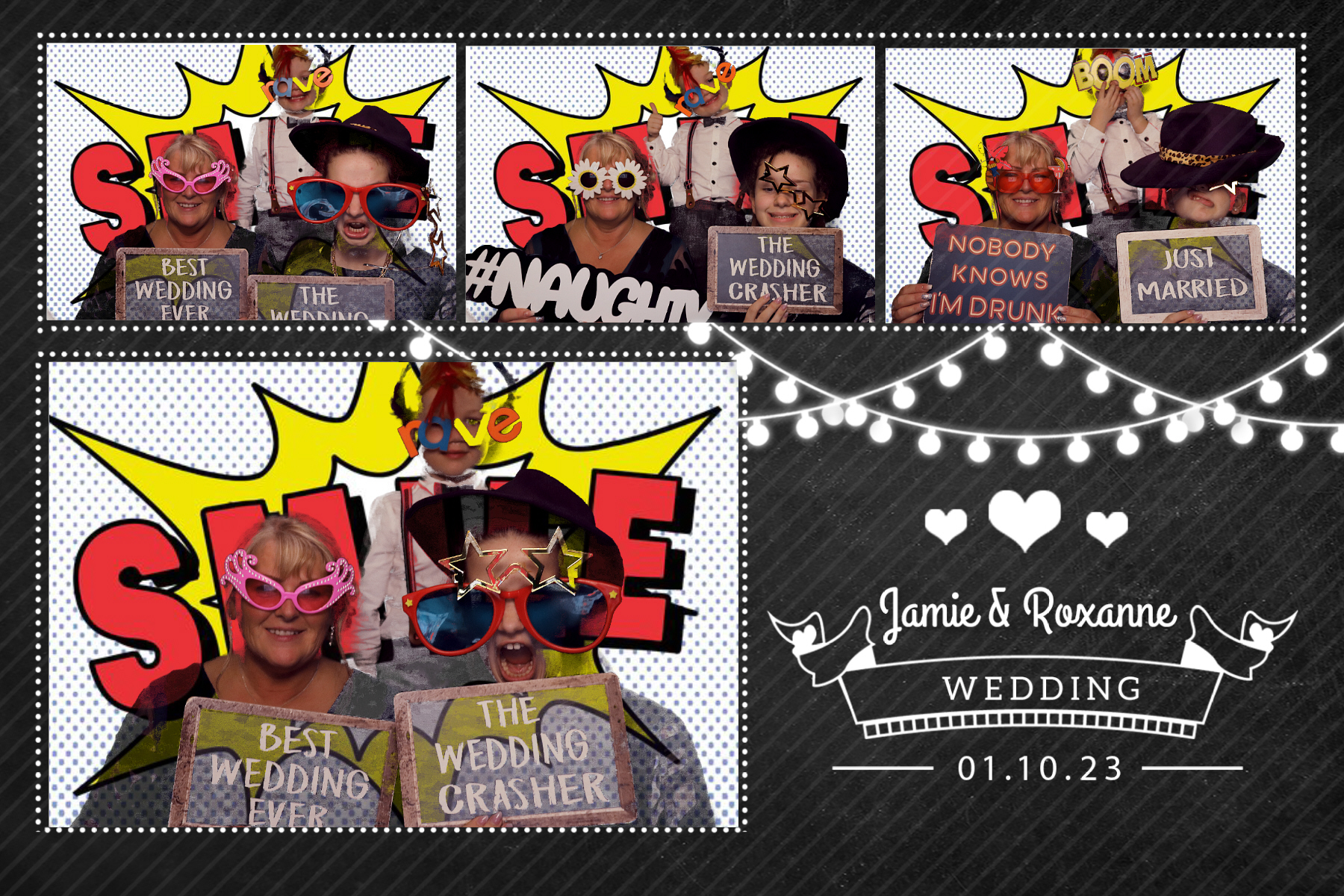 Jamie & Roxanne | View more photos from the event at gallery.blissbooth.co.uk/u/BlissBooth/Jamie-Roxanne