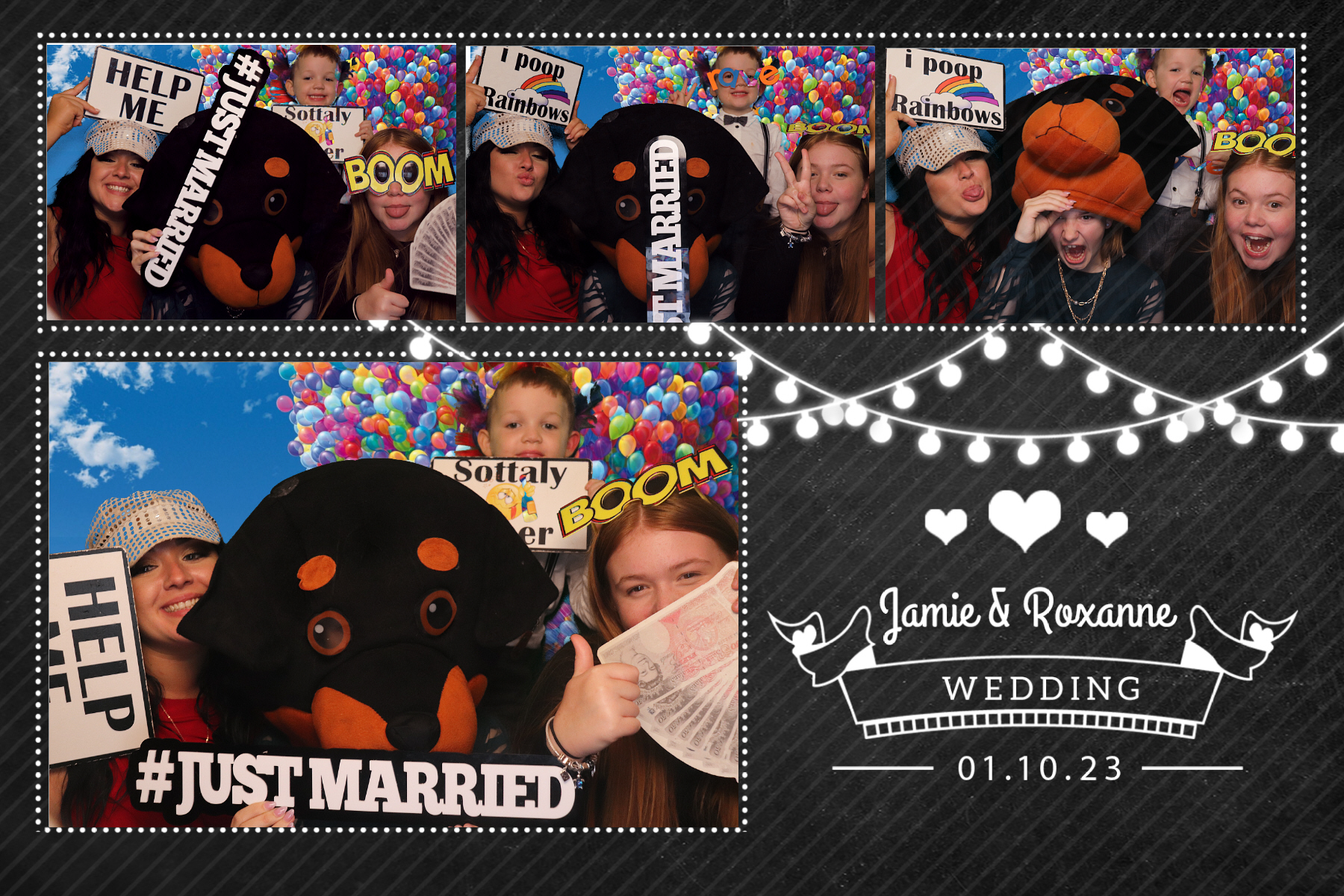Jamie & Roxanne | View more photos from the event at gallery.blissbooth.co.uk/u/BlissBooth/Jamie-Roxanne