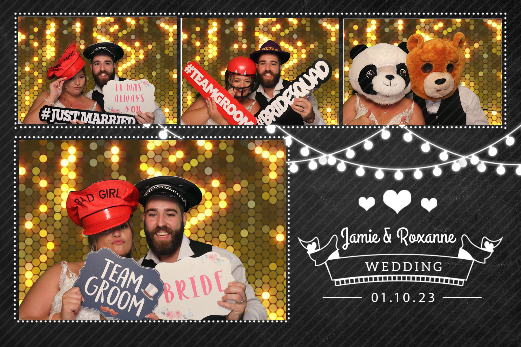Jamie & Roxanne | View more photos from the event at gallery.blissbooth.co.uk/u/BlissBooth/Jamie-Roxanne
