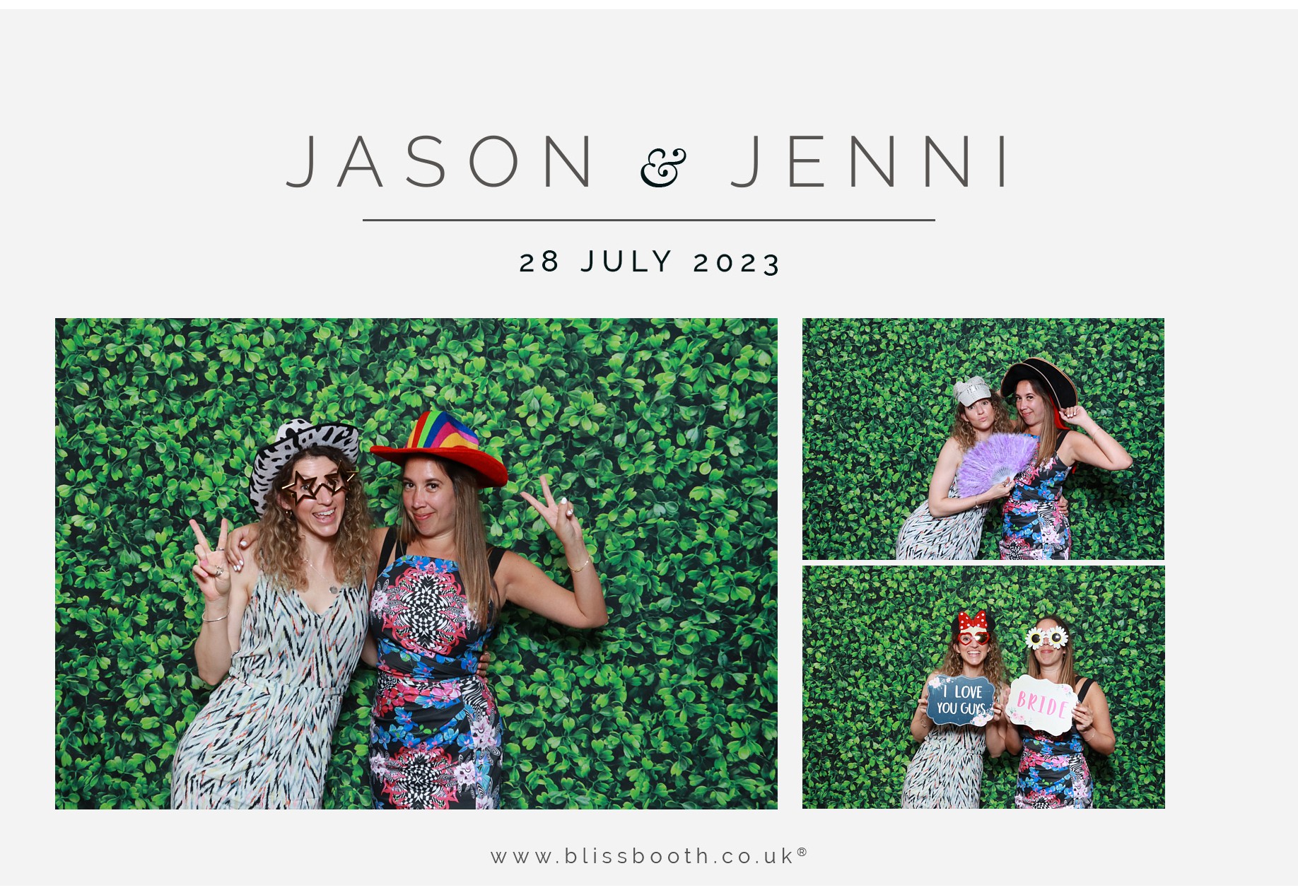 Jason and Jenni | View more photos from the event at gallery.blissbooth.co.uk/u/BlissBooth/Jason-and-Jenni