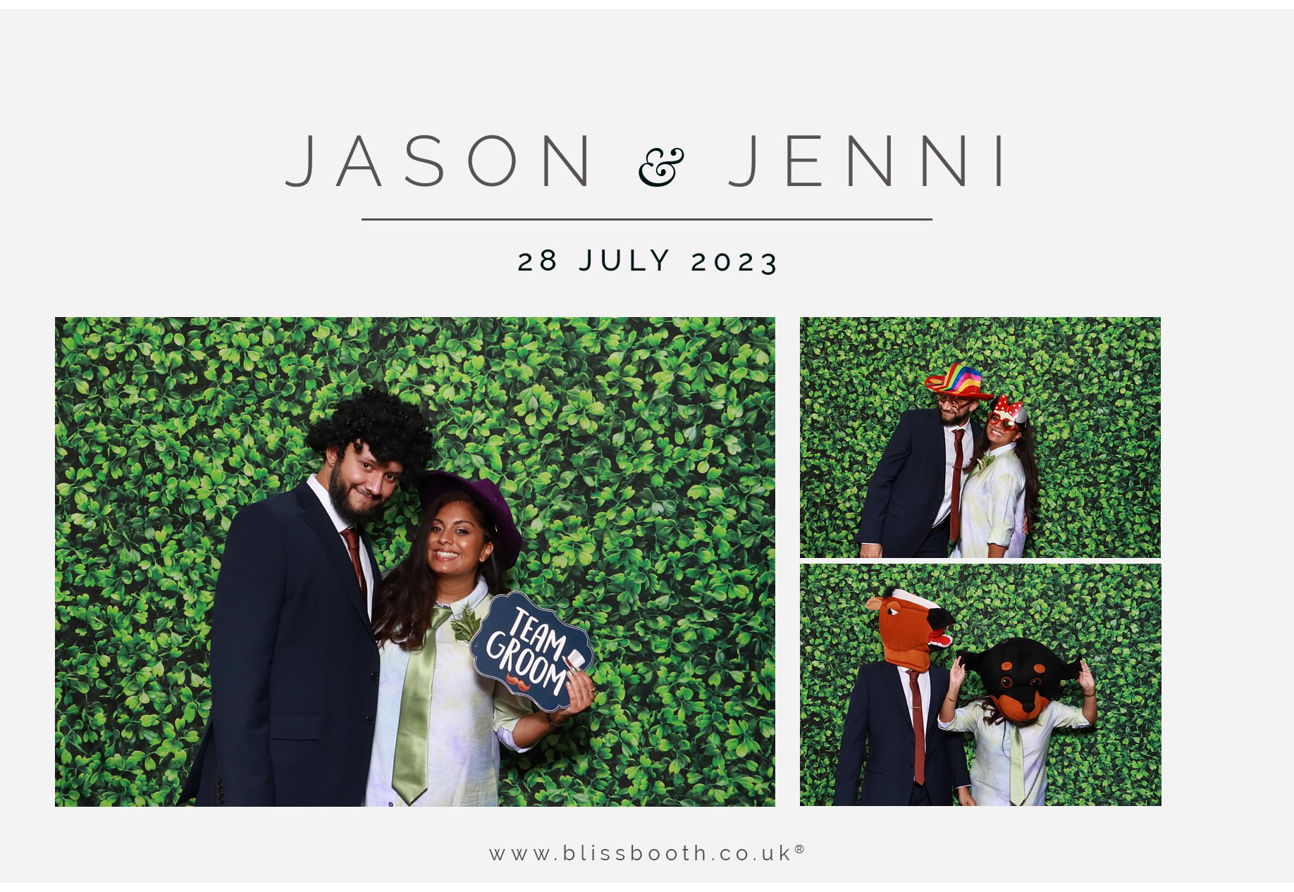 Jason and Jenni | View more photos from the event at gallery.blissbooth.co.uk/u/BlissBooth/Jason-and-Jenni
