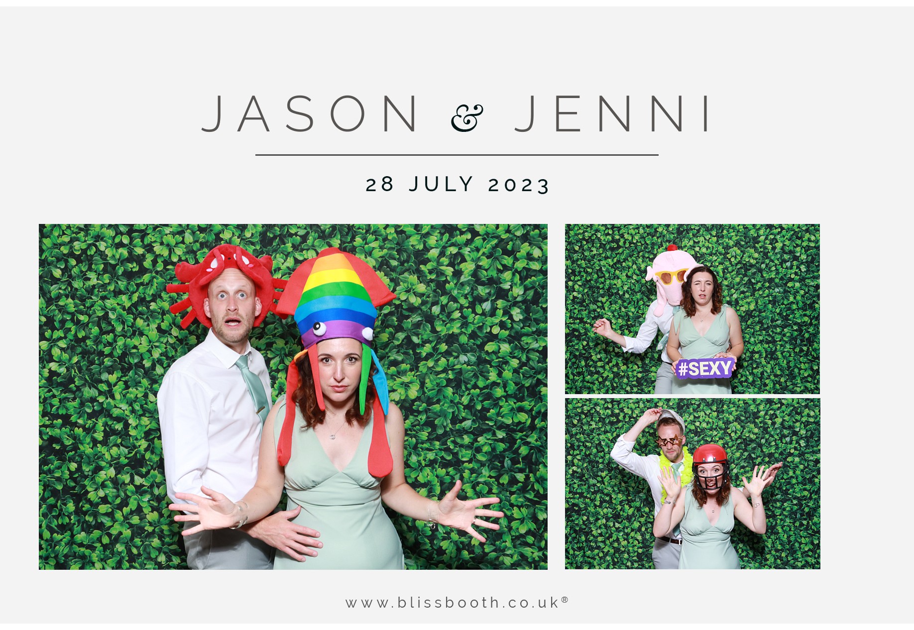 Jason and Jenni | View more photos from the event at gallery.blissbooth.co.uk/u/BlissBooth/Jason-and-Jenni
