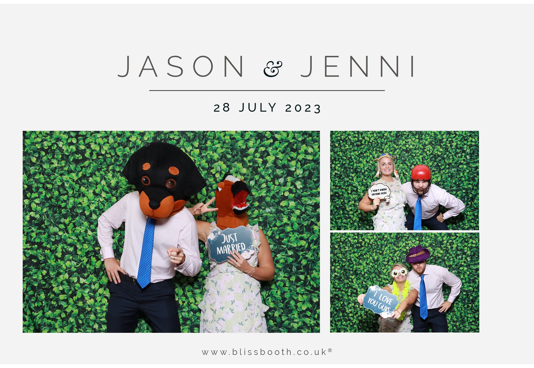 Jason and Jenni | View more photos from the event at gallery.blissbooth.co.uk/u/BlissBooth/Jason-and-Jenni