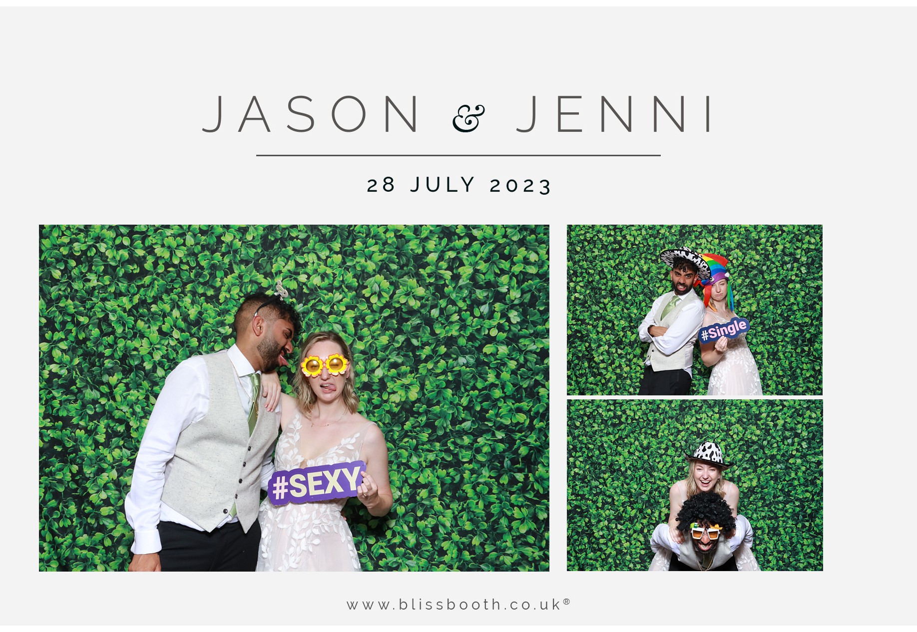 Jason and Jenni | View more photos from the event at gallery.blissbooth.co.uk/u/BlissBooth/Jason-and-Jenni