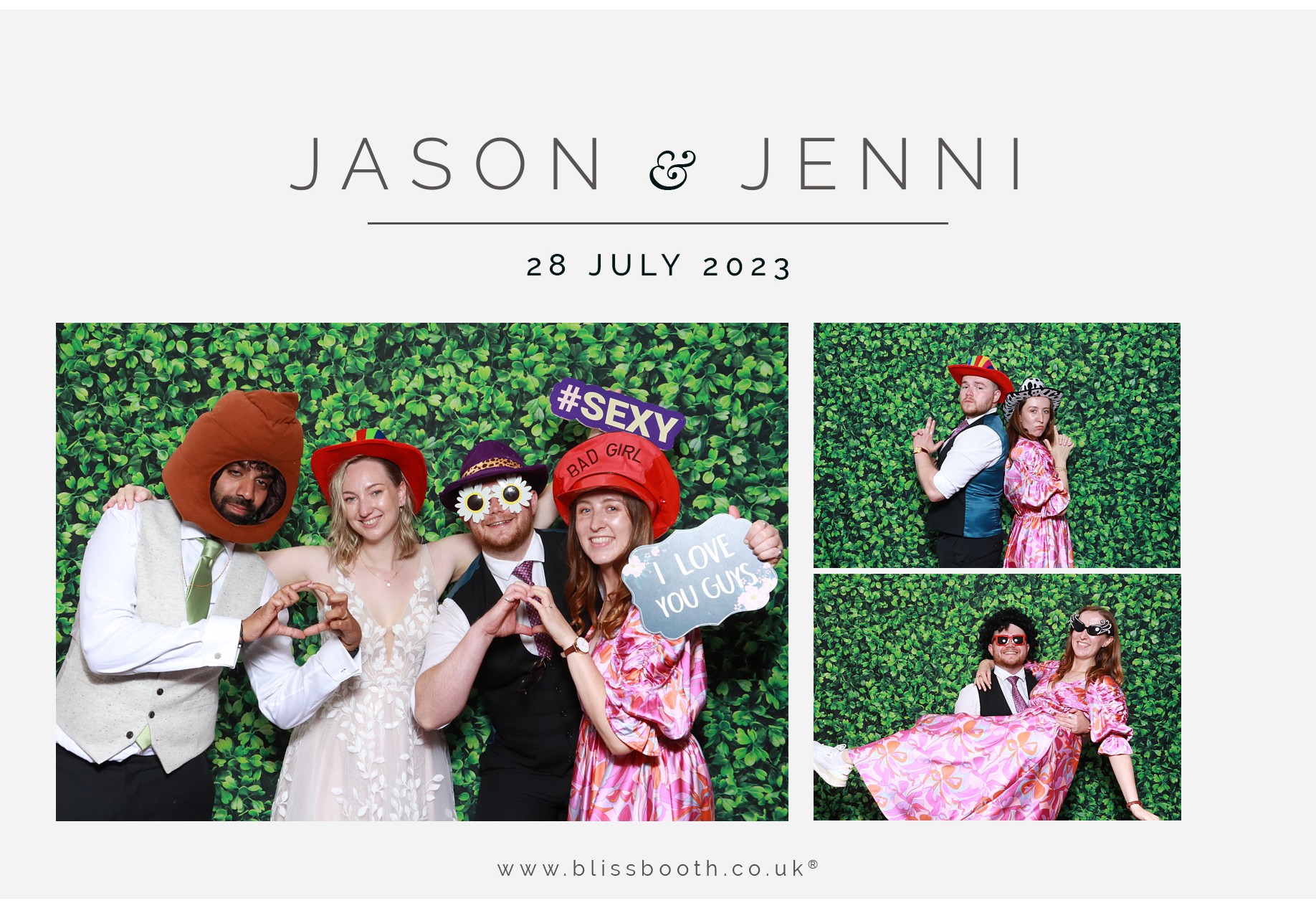 Jason and Jenni | View more photos from the event at gallery.blissbooth.co.uk/u/BlissBooth/Jason-and-Jenni