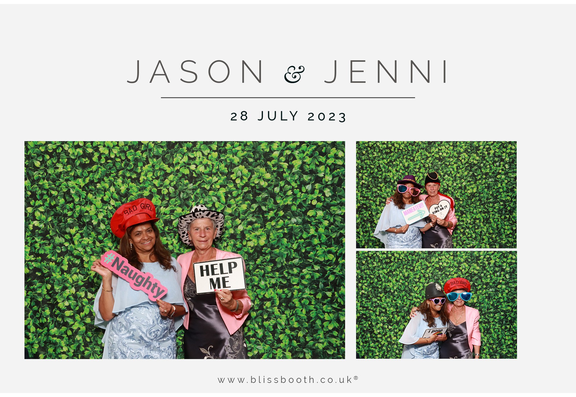 Jason and Jenni | View more photos from the event at gallery.blissbooth.co.uk/u/BlissBooth/Jason-and-Jenni