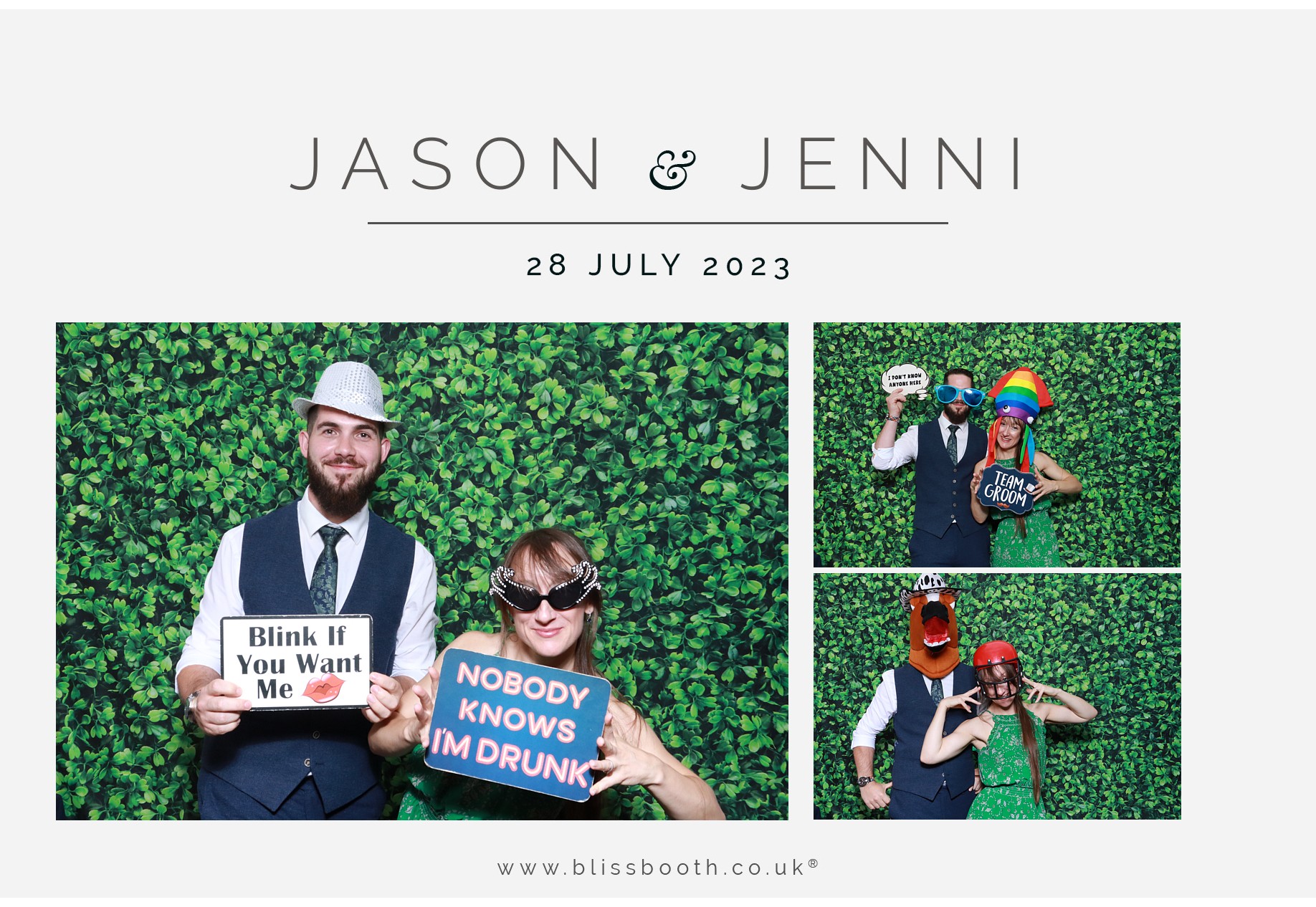 Jason and Jenni | View more photos from the event at gallery.blissbooth.co.uk/u/BlissBooth/Jason-and-Jenni