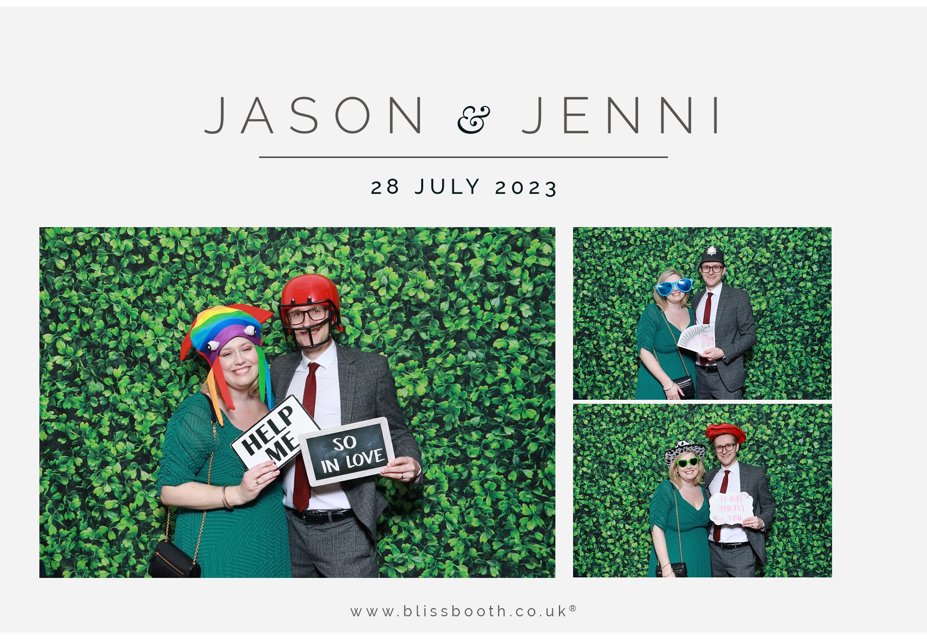 Jason and Jenni | View more photos from the event at gallery.blissbooth.co.uk/u/BlissBooth/Jason-and-Jenni